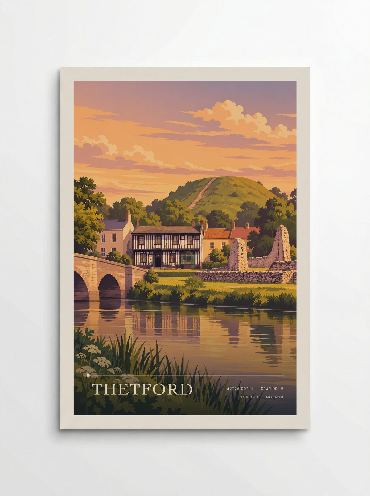 Thetford, Norfolk | Travel Poster - Poster