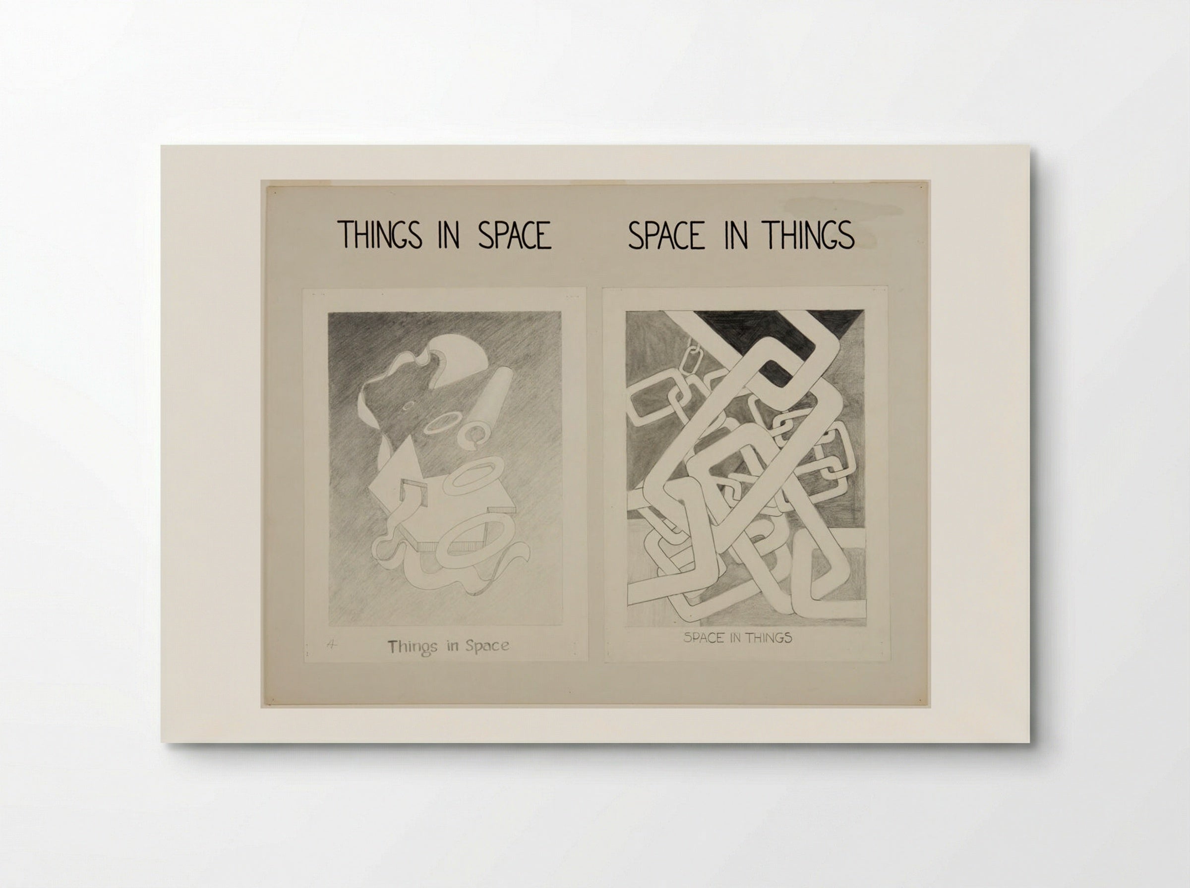 Things in Space/Space in Things - Fine Art Print - Poster