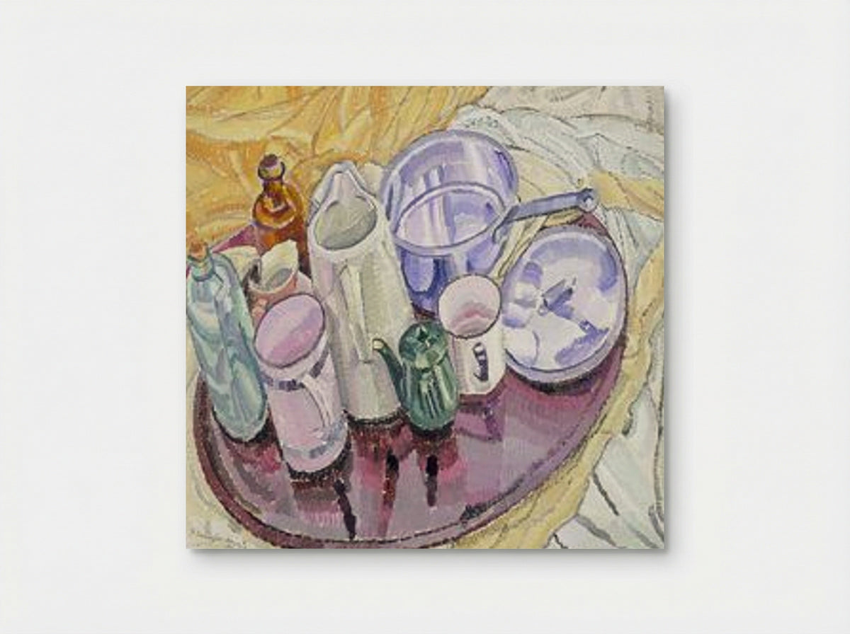 Things on an iron tray on the floor - Grace Cossington Smith - Poster