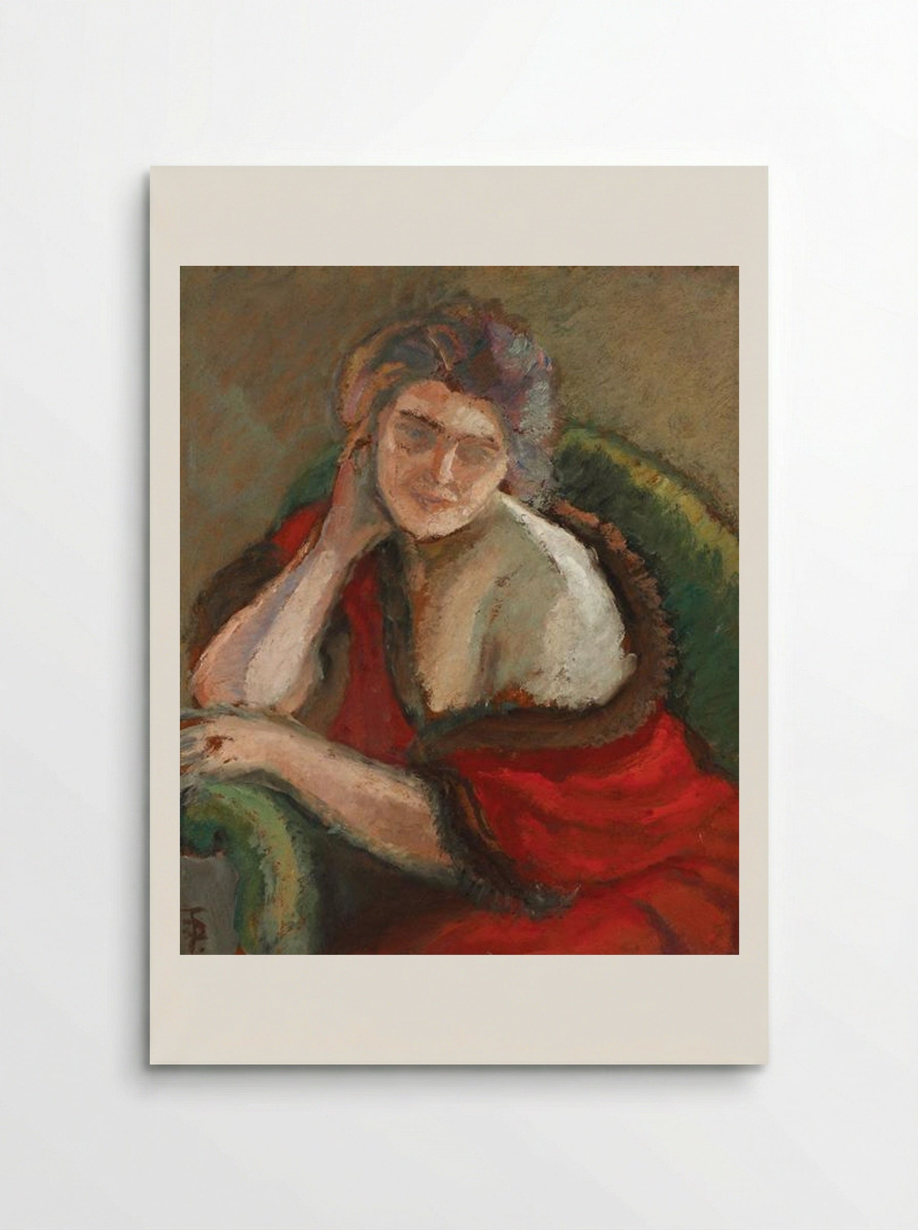 Thinking Woman - Theodor Pallady - Poster