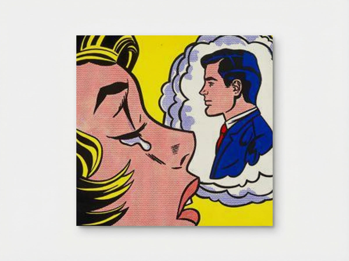Thinking of Him - Roy Lichtenstein - Poster