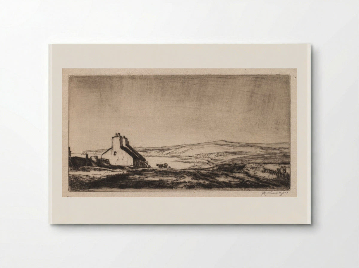 Third Study for 'The Ballantrae Road' - Muirhead Bone - Poster