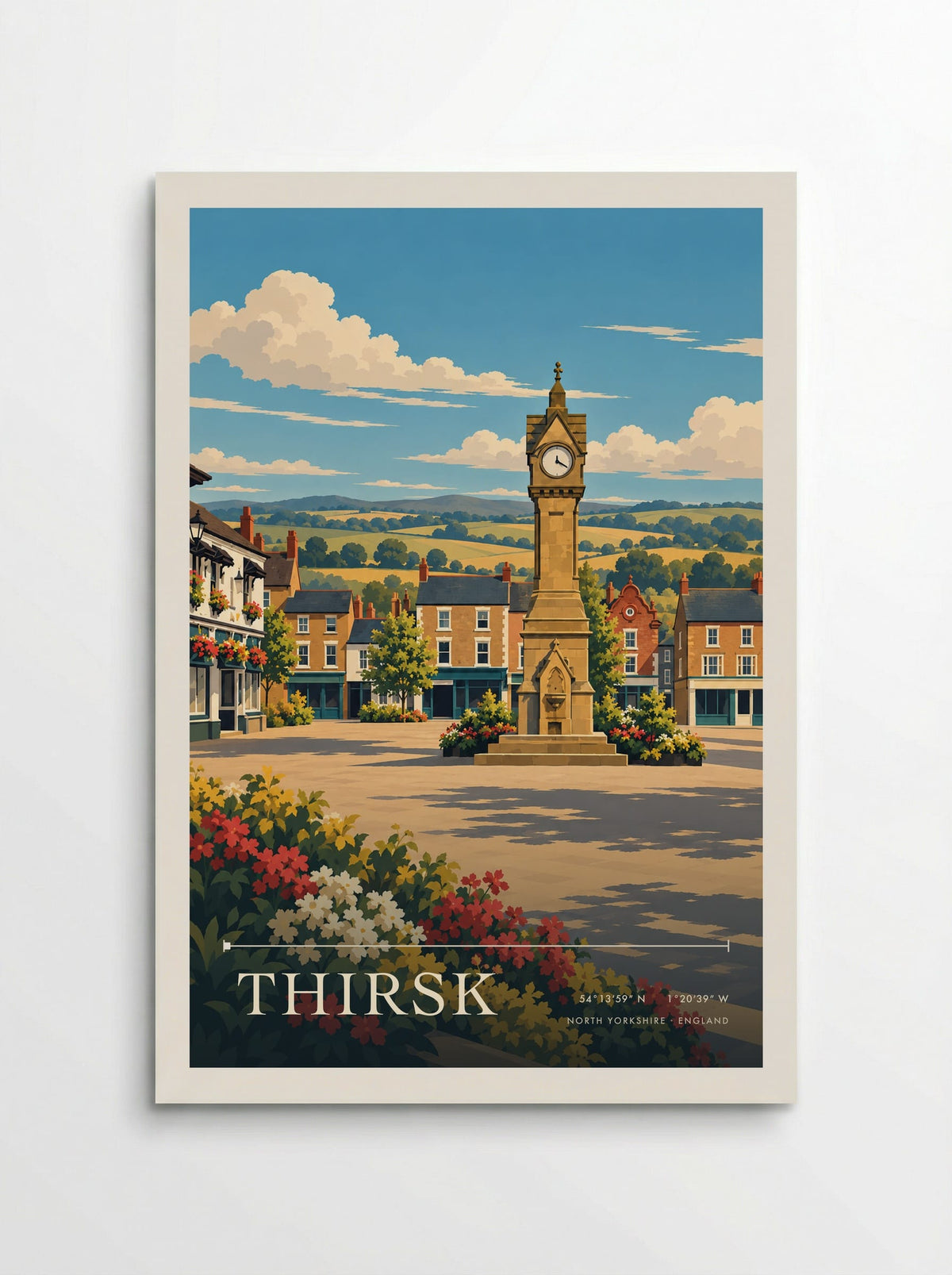Thirsk, North Yorkshire | Travel Poster - Poster