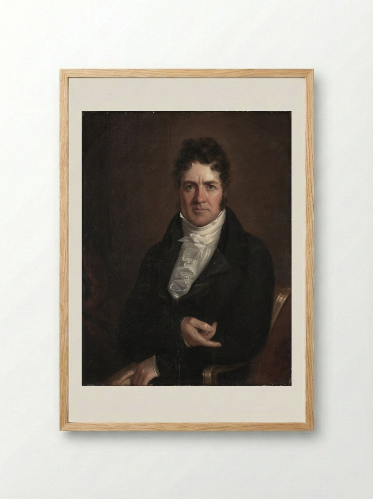 Thomas Abthorpe Cooper - John Wesley Jarvis - Framed Print Wood