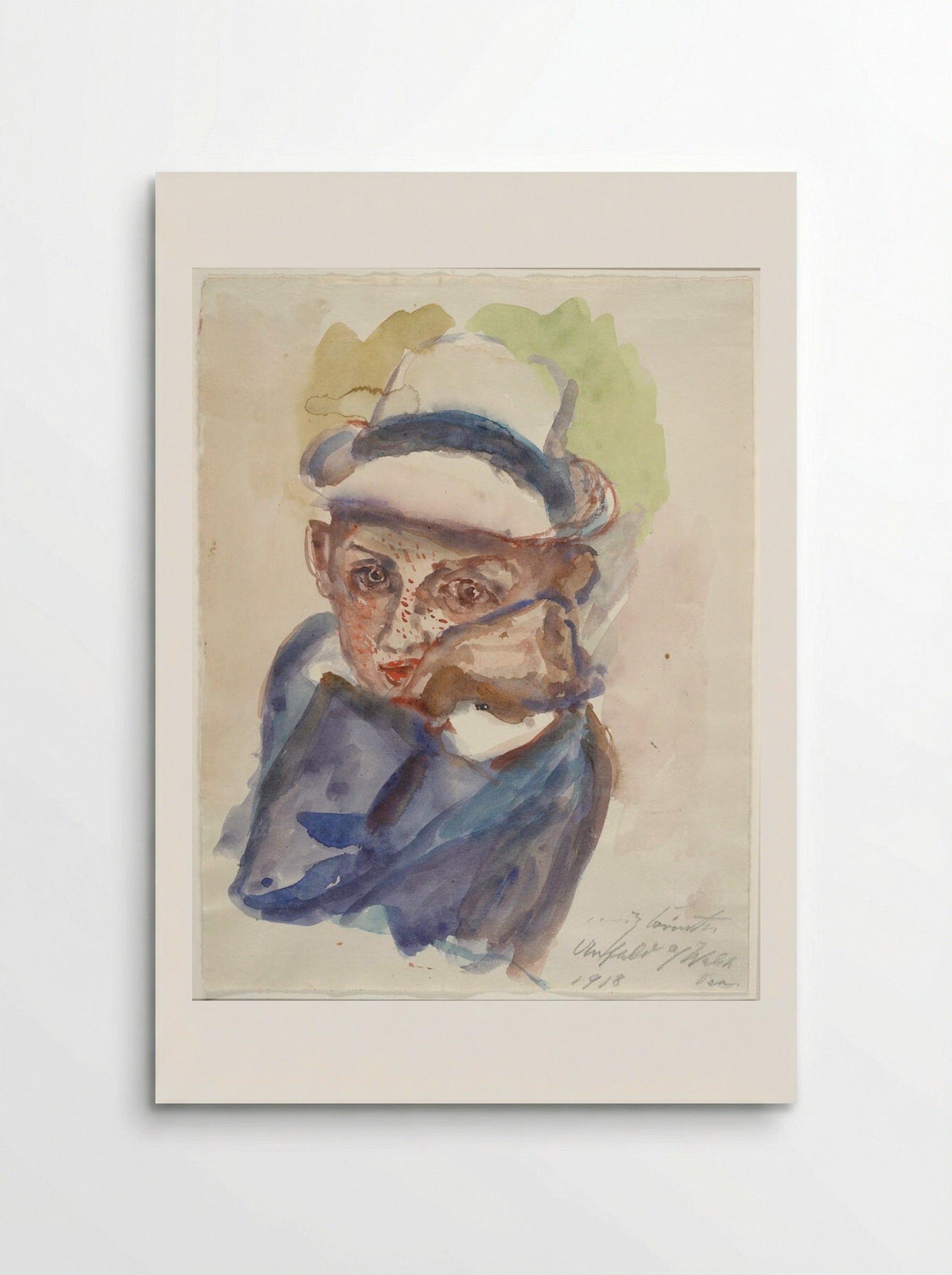 Thomas Corinth with Panama Hat - Lovis Corinth - Poster