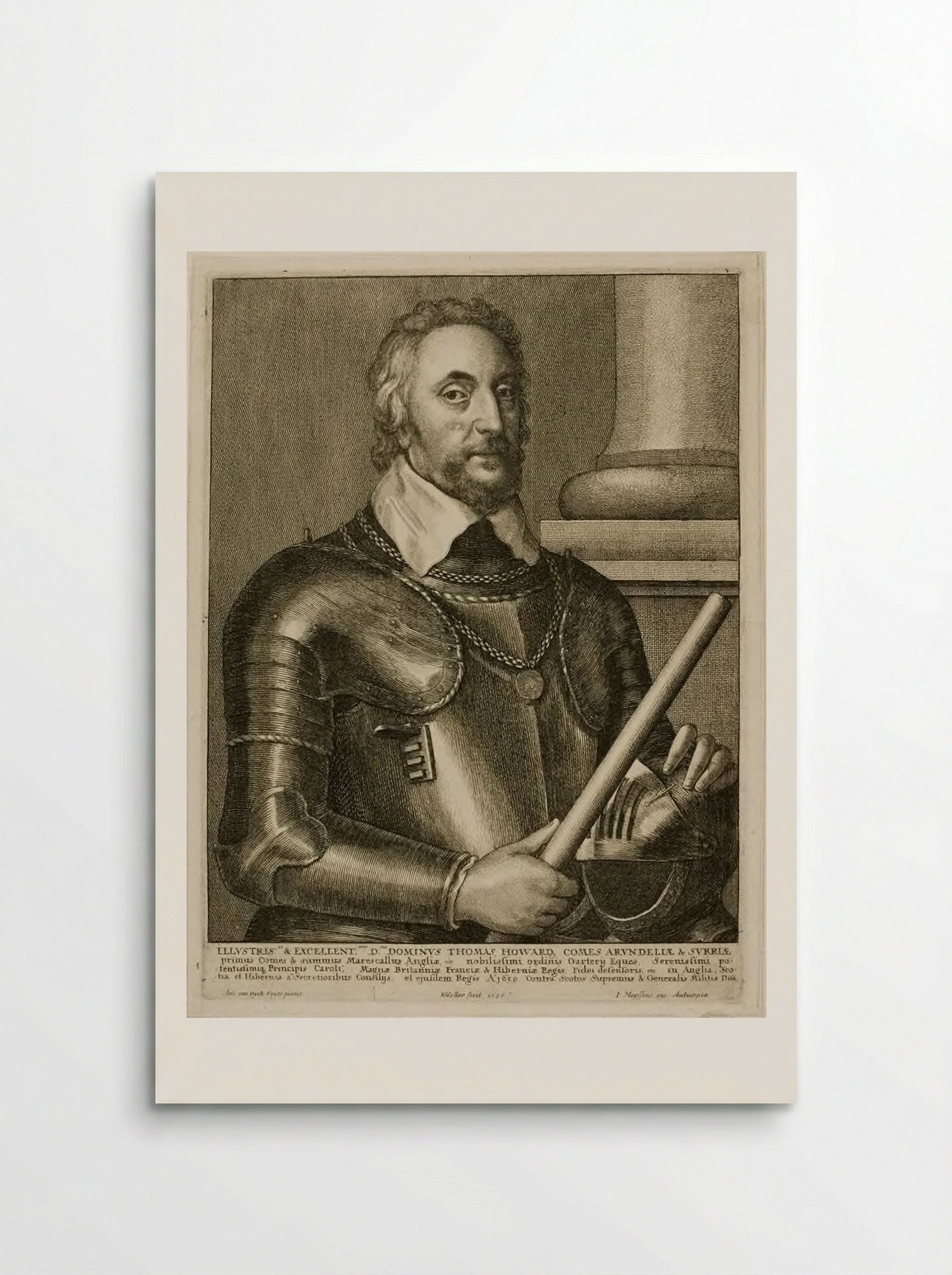 Thomas Howard, Earl of Arundel - Wenceslaus Hollar - Poster