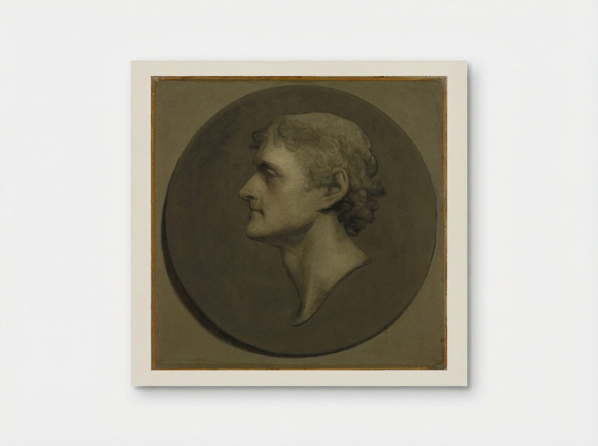 Thomas Jefferson (The Medallion Portrait) - Gilbert Stuart - Poster