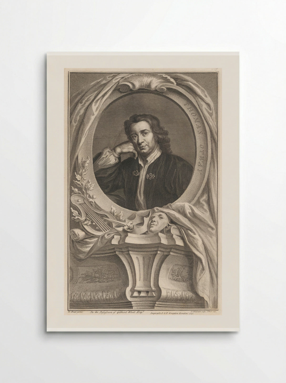 Thomas Otway - Jacobus Houbraken - Poster