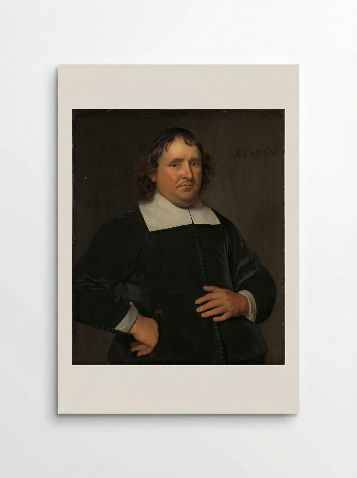 Thomas Pots (1618-1689), Predikant te Vlissingen - Hendrick Berckman - Poster