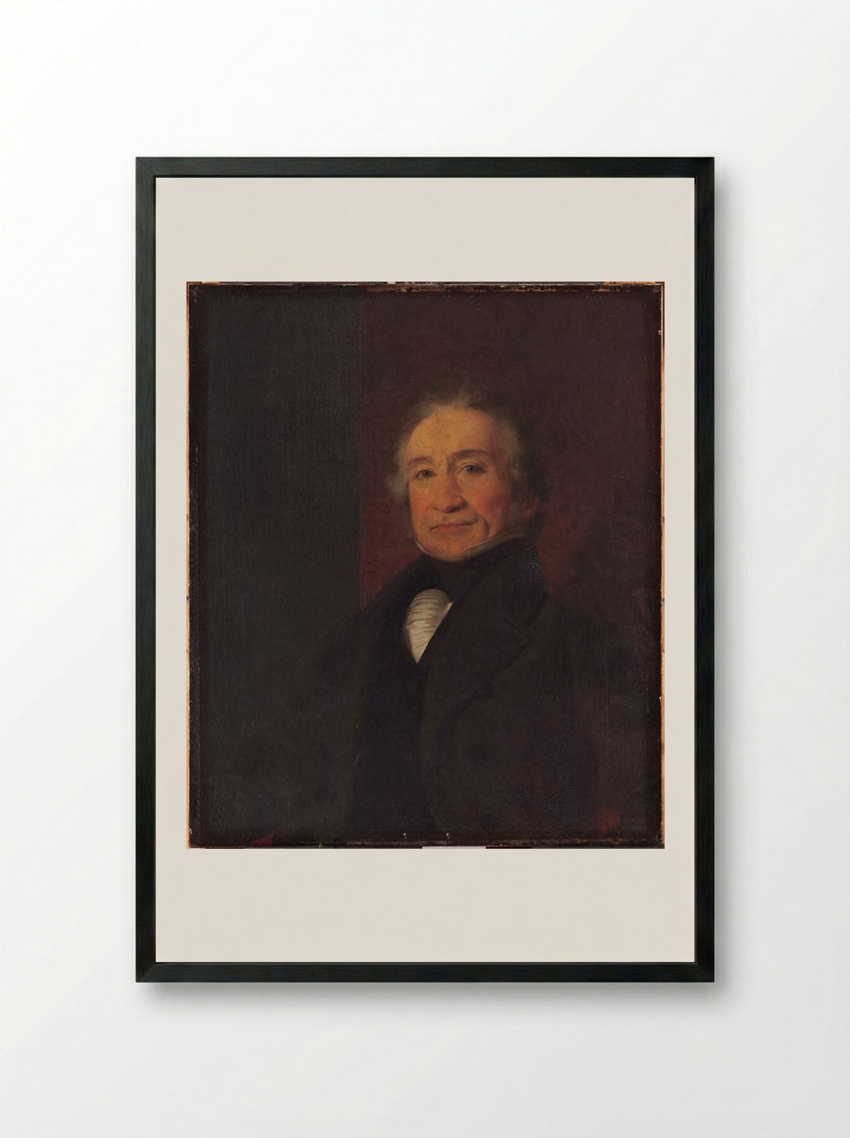 Thomas Wren Ward - William Page - Framed Print Black