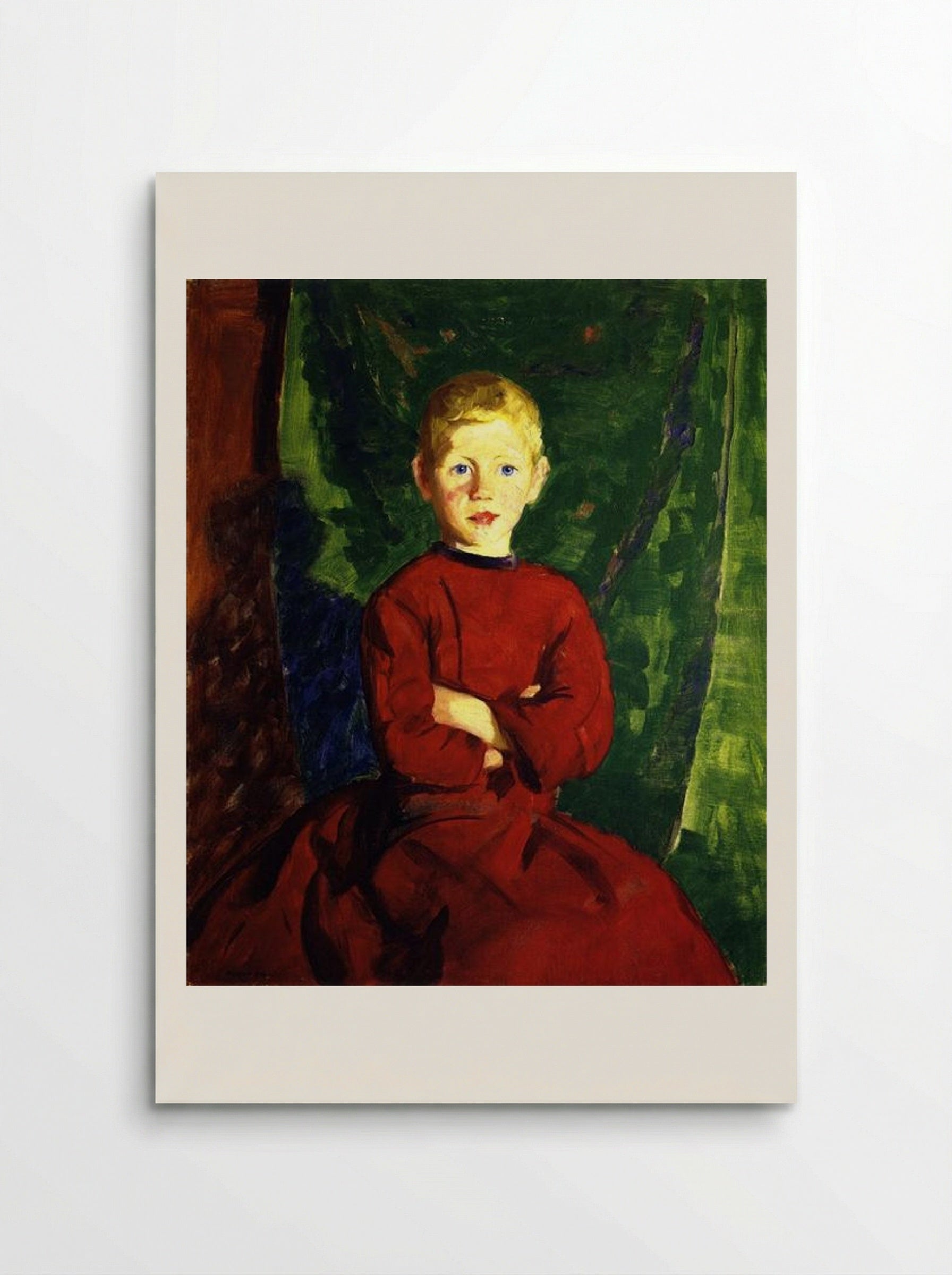 Thomas in His Red Coat - Robert Henri - Poster