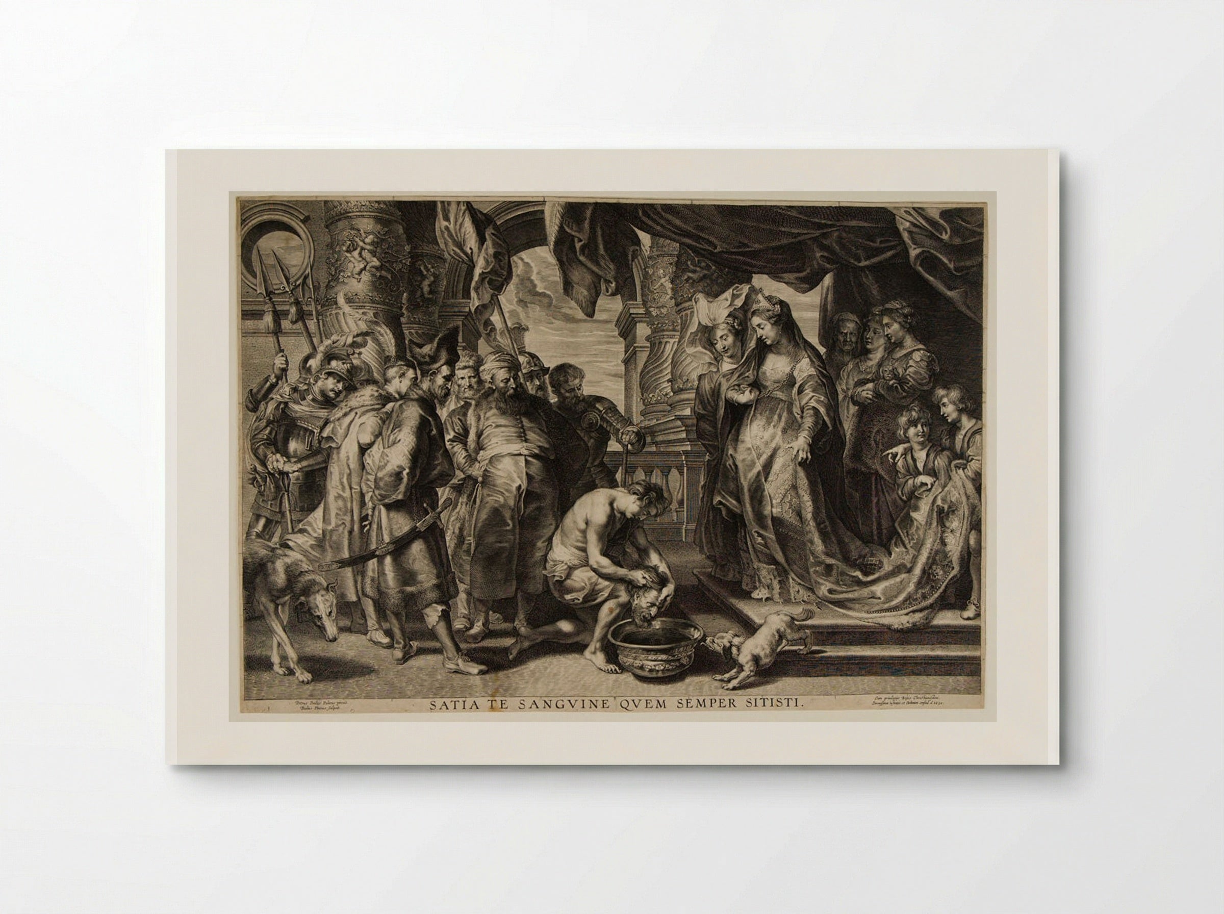 Thomyris Causing the Head of Cyrus to be Immersed in Blood - Paulus Pontius - Poster