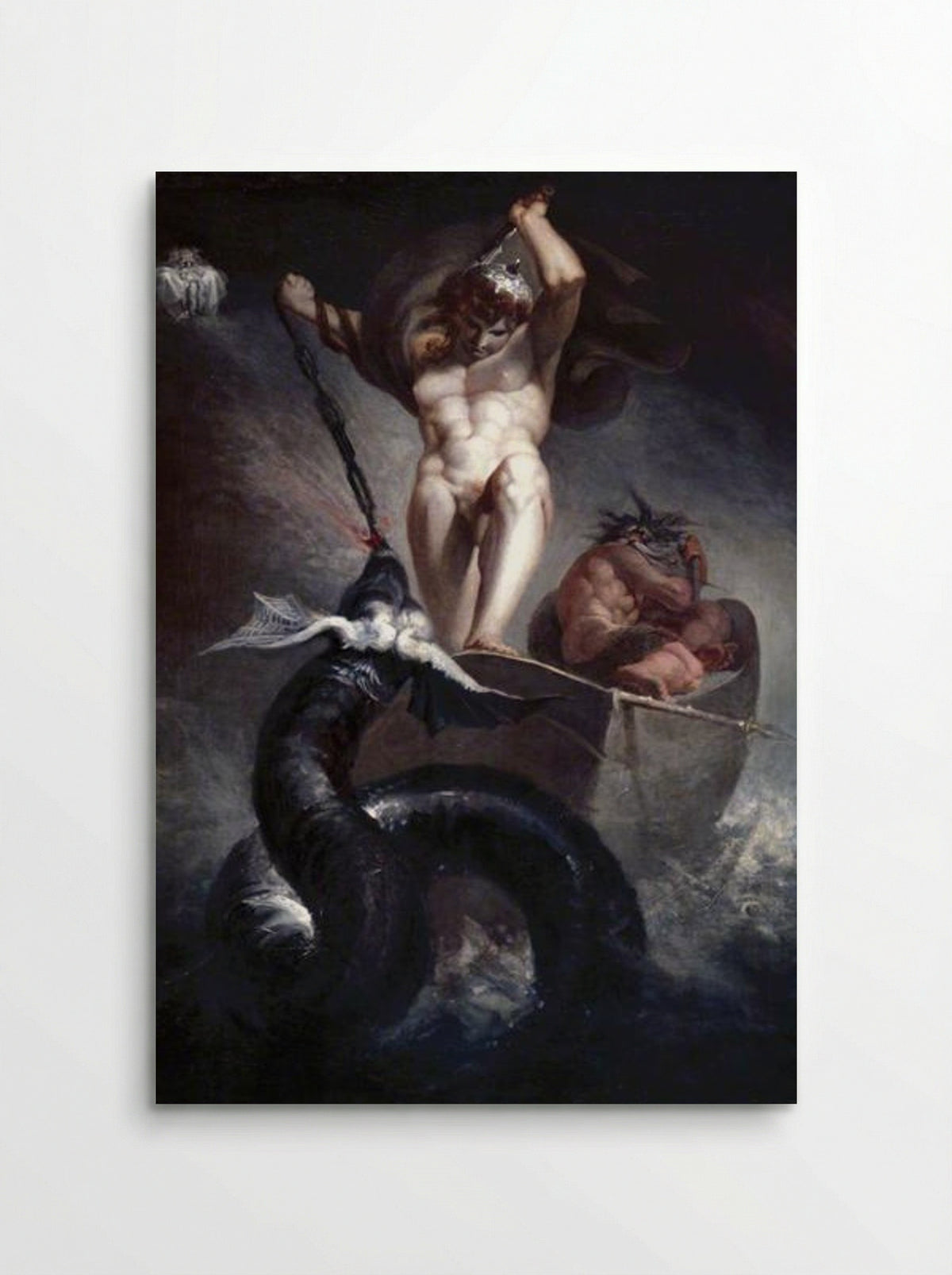 Thor Battering the Midgard Serpent - Henry Fuseli - Poster