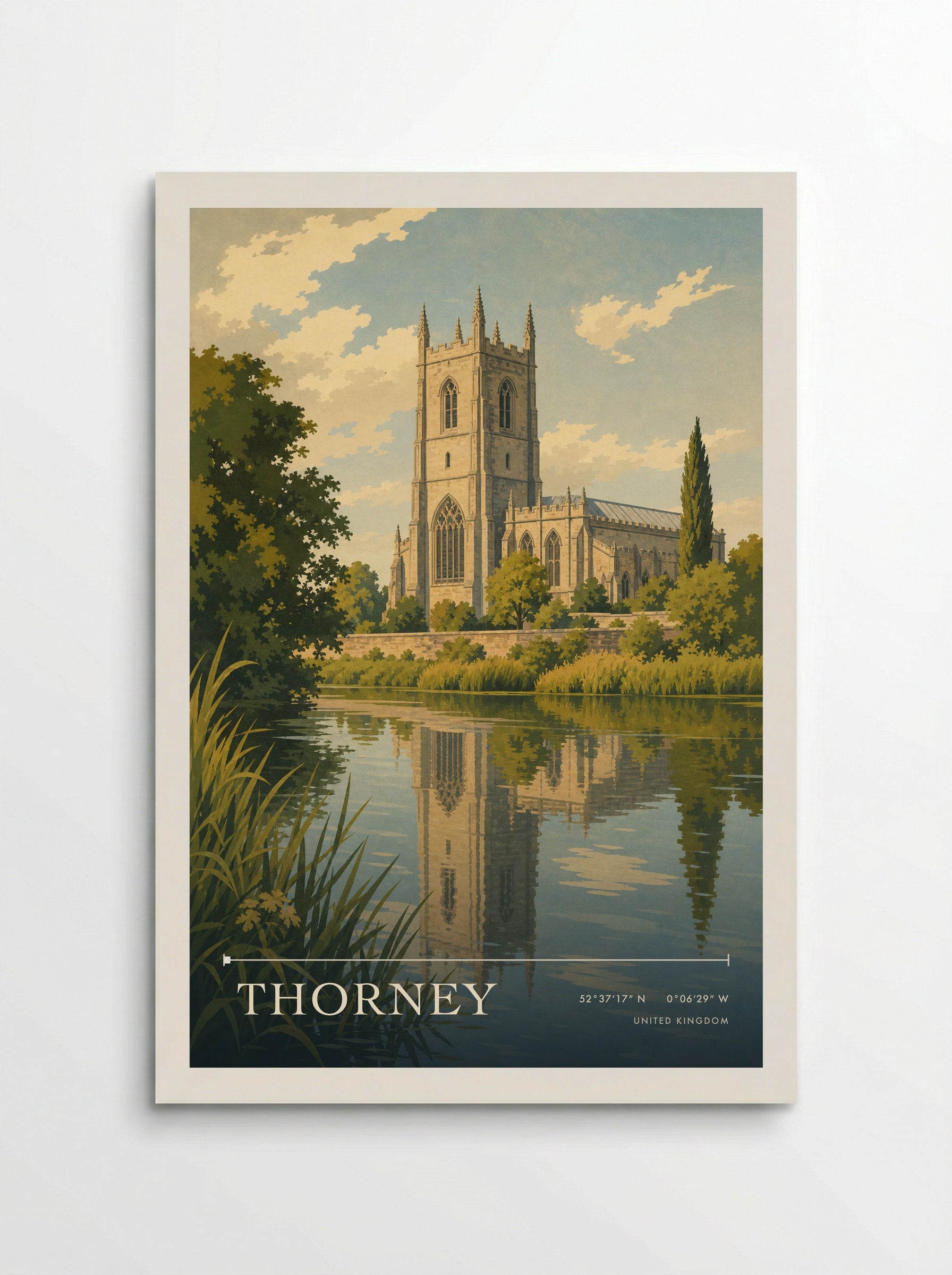 Thorney United Kingdom Travel Poster - Poster