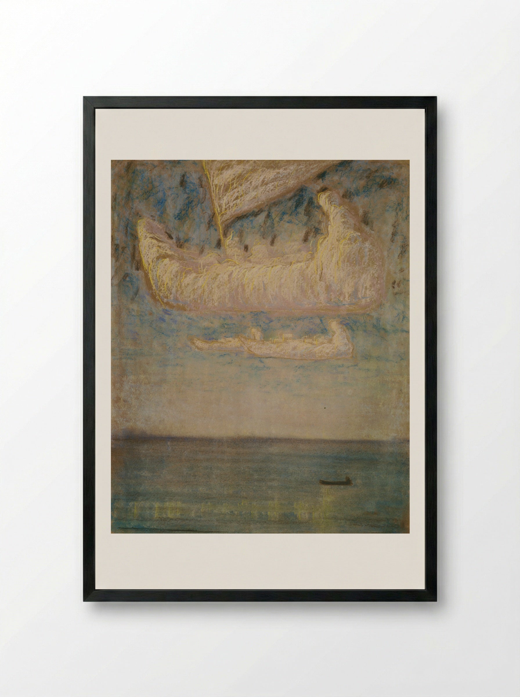 Thoughts - Mikalojus Konstantinas Čiurlionis - Framed Print Black