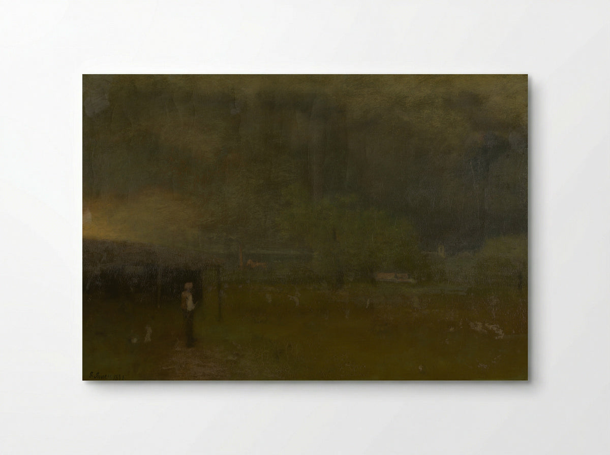 Threatening - George Inness - Poster