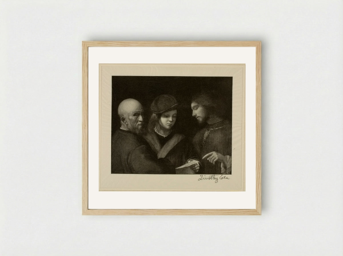 Three Ages of Man (After Titian) - Timothy Cole - Framed Print Wood