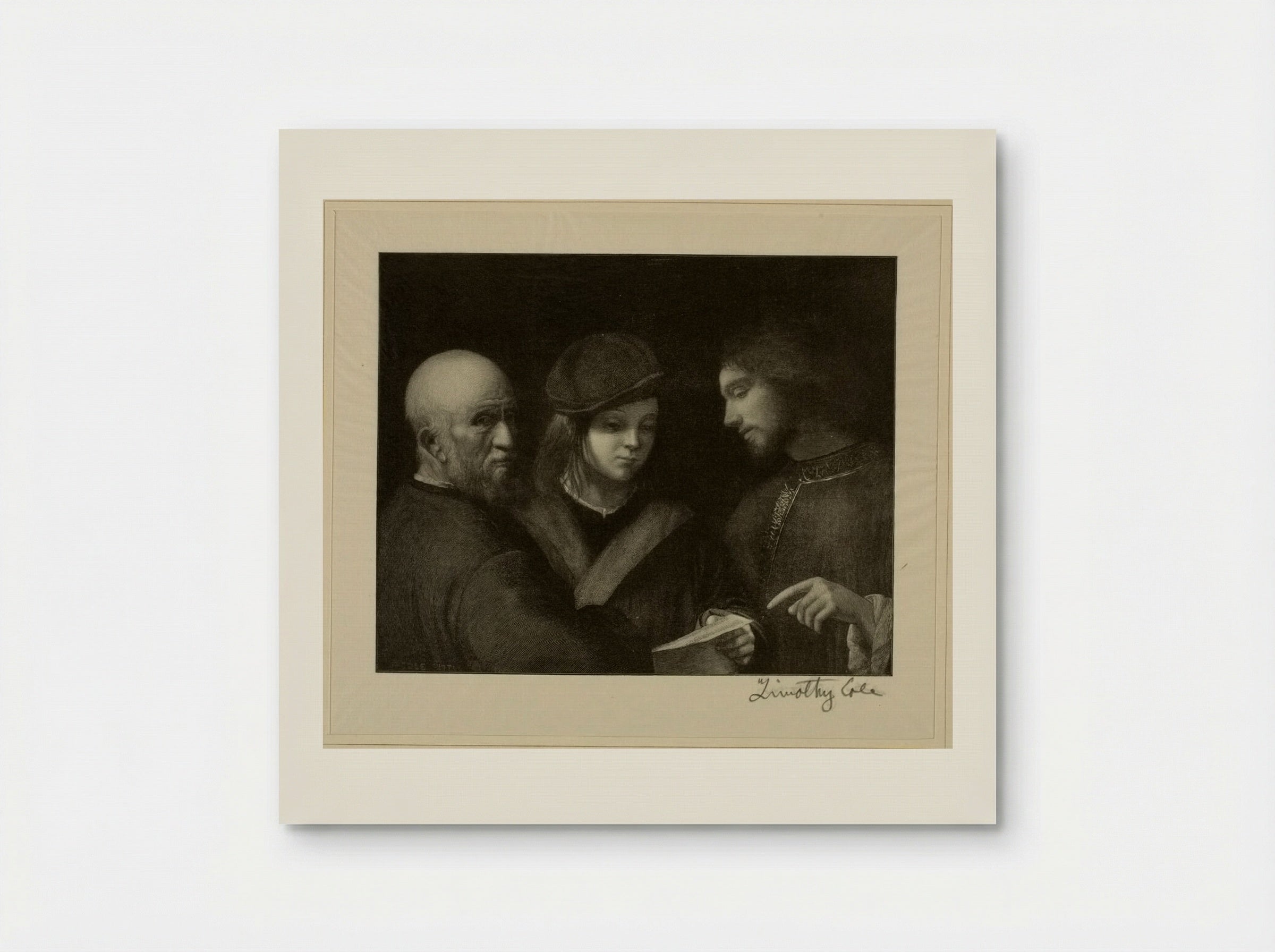 Three Ages of Man (After Titian) - Timothy Cole - Poster