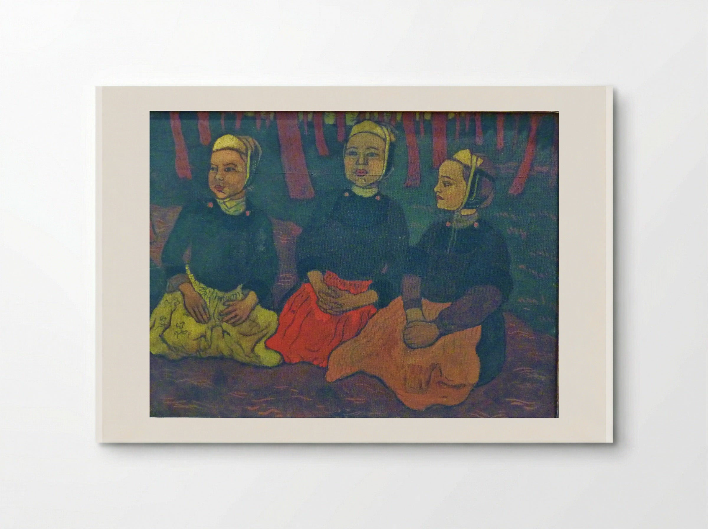 Three Breton Women in the Forest - Georges Lacombe - Poster