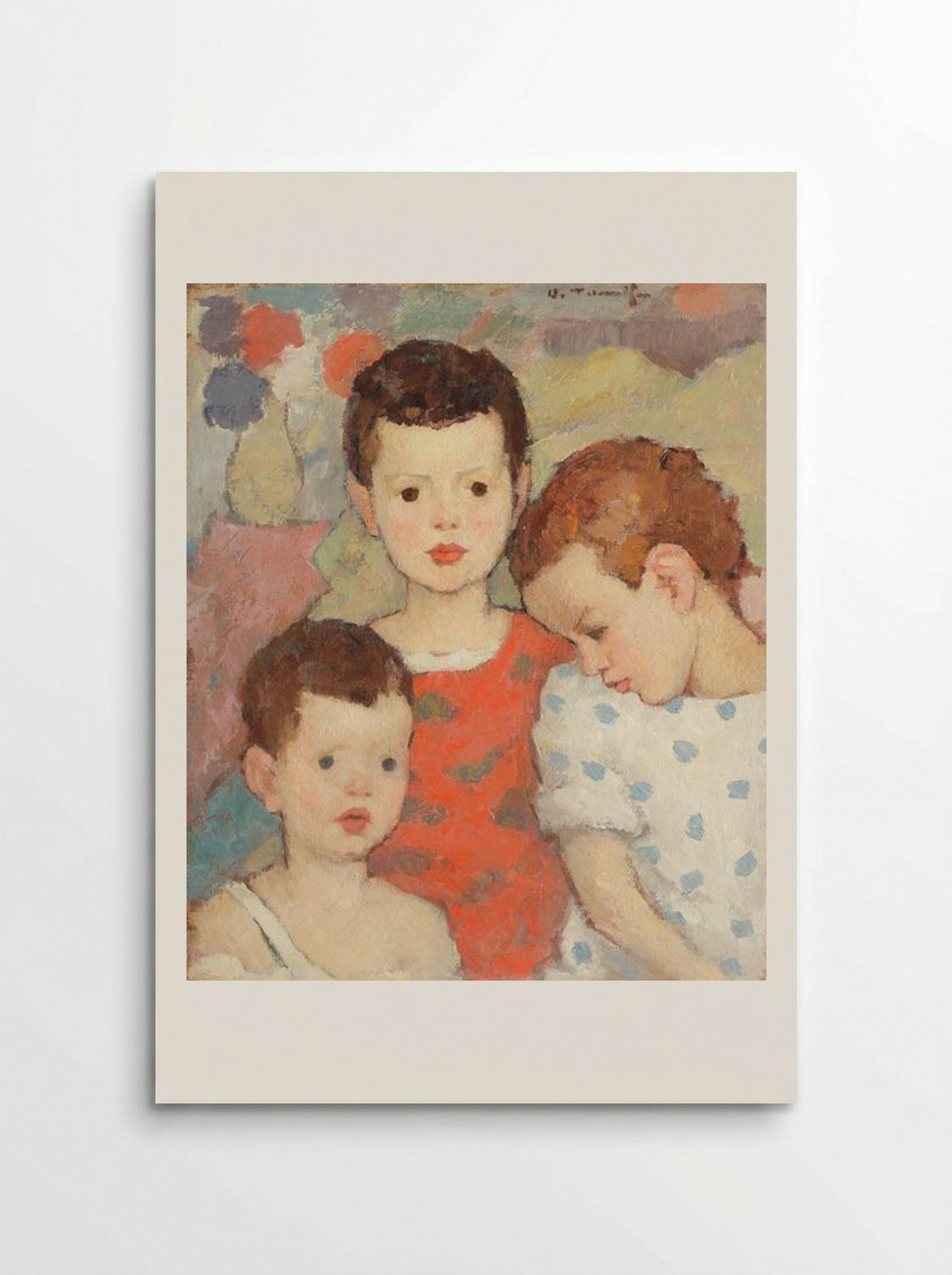 Three Brothers (The Painter's Children) - Nicolae Tonitza - Poster