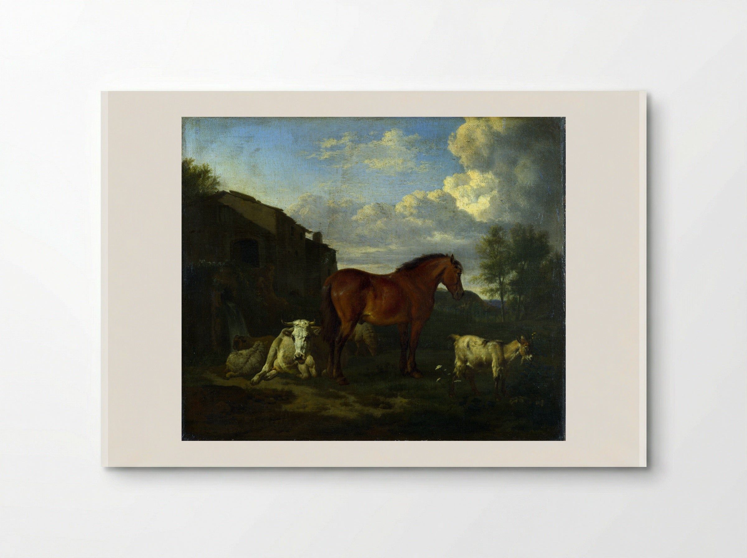 Three Cows - Adriaen van de Velde - Poster