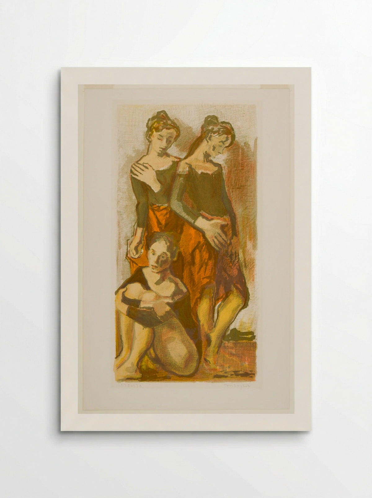 Three Dancers - Moses Soyer - Poster