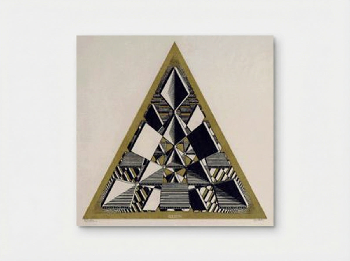 Three Intersecting Planes - M.C. Escher - Poster