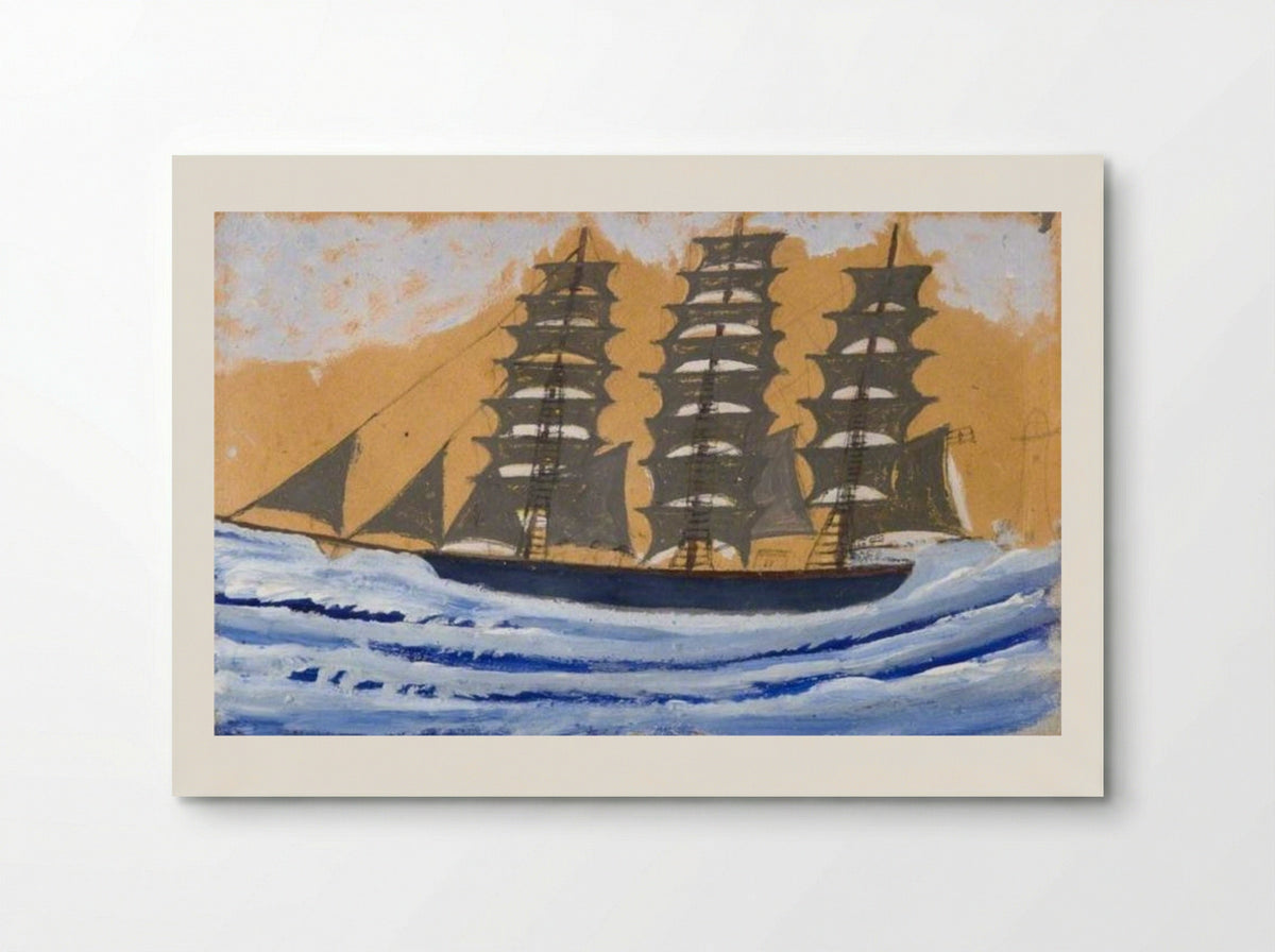 Three-Masted Schooner - Alfred Wallis - Poster