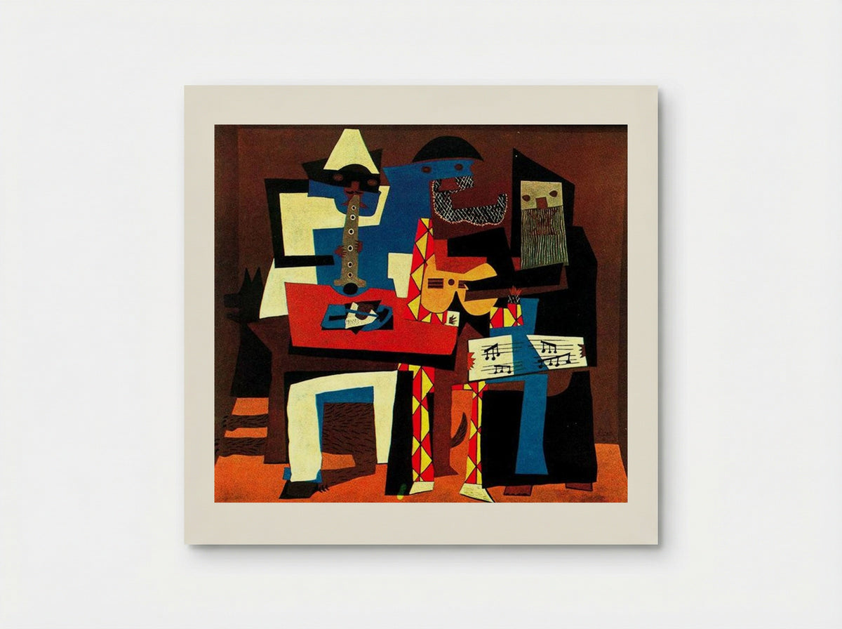 Three Musicians - Pablo Picasso - Poster