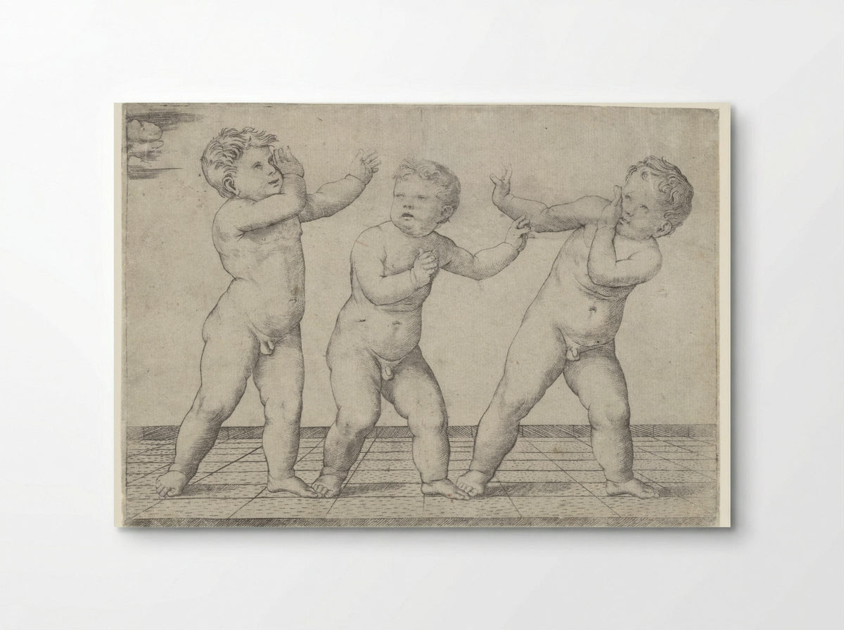 Three Naked Boys - Giacomo Francia - Poster