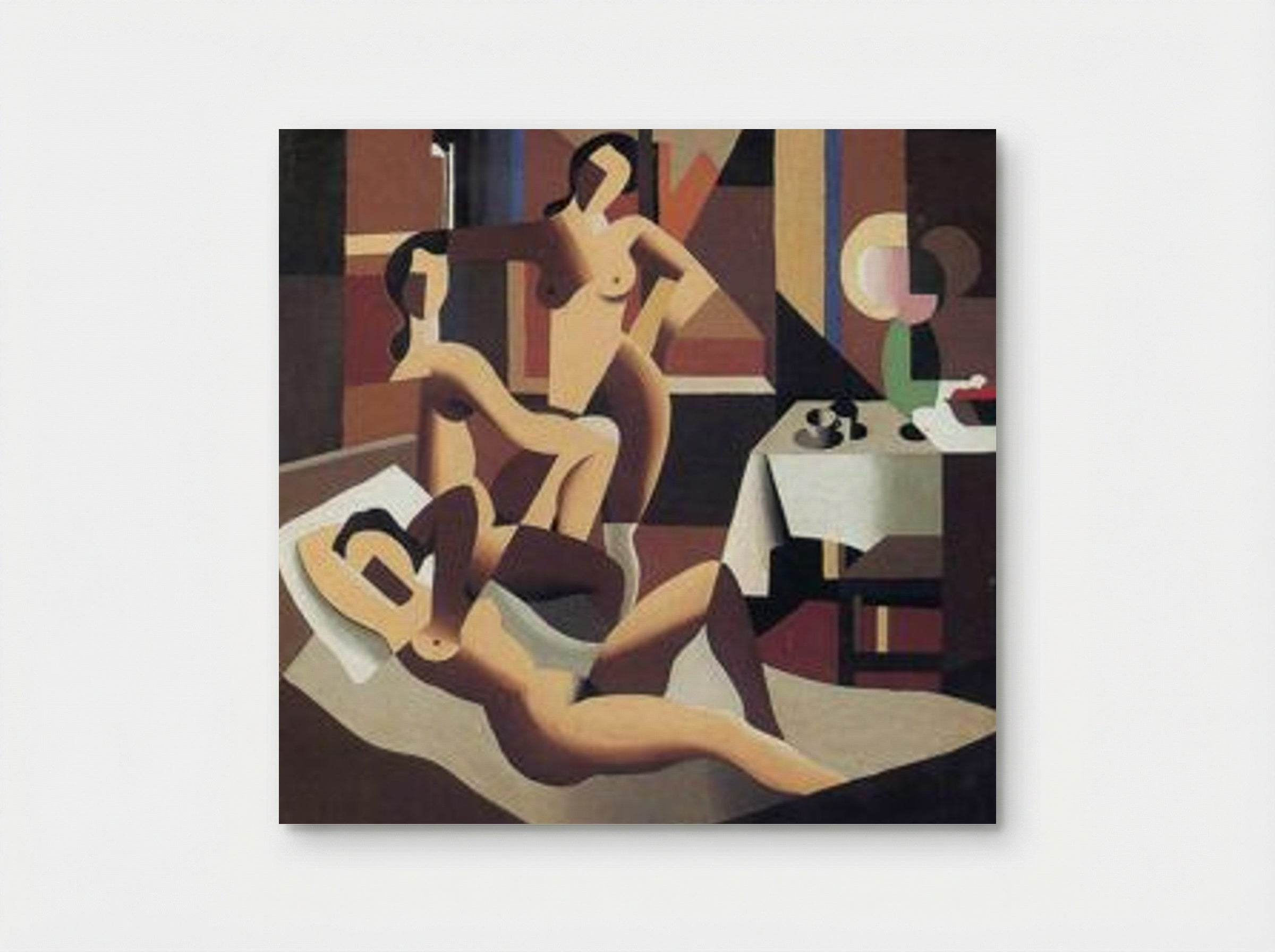 Three Nudes in an Interior - René Magritte - Poster