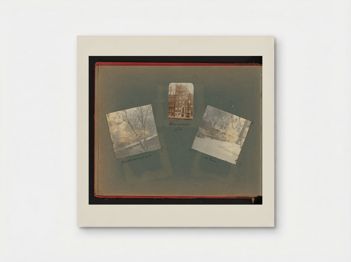Three Views of the Family Home at Keizersgracht 756 - Charlotte Alida Boelen-Matthes - Poster