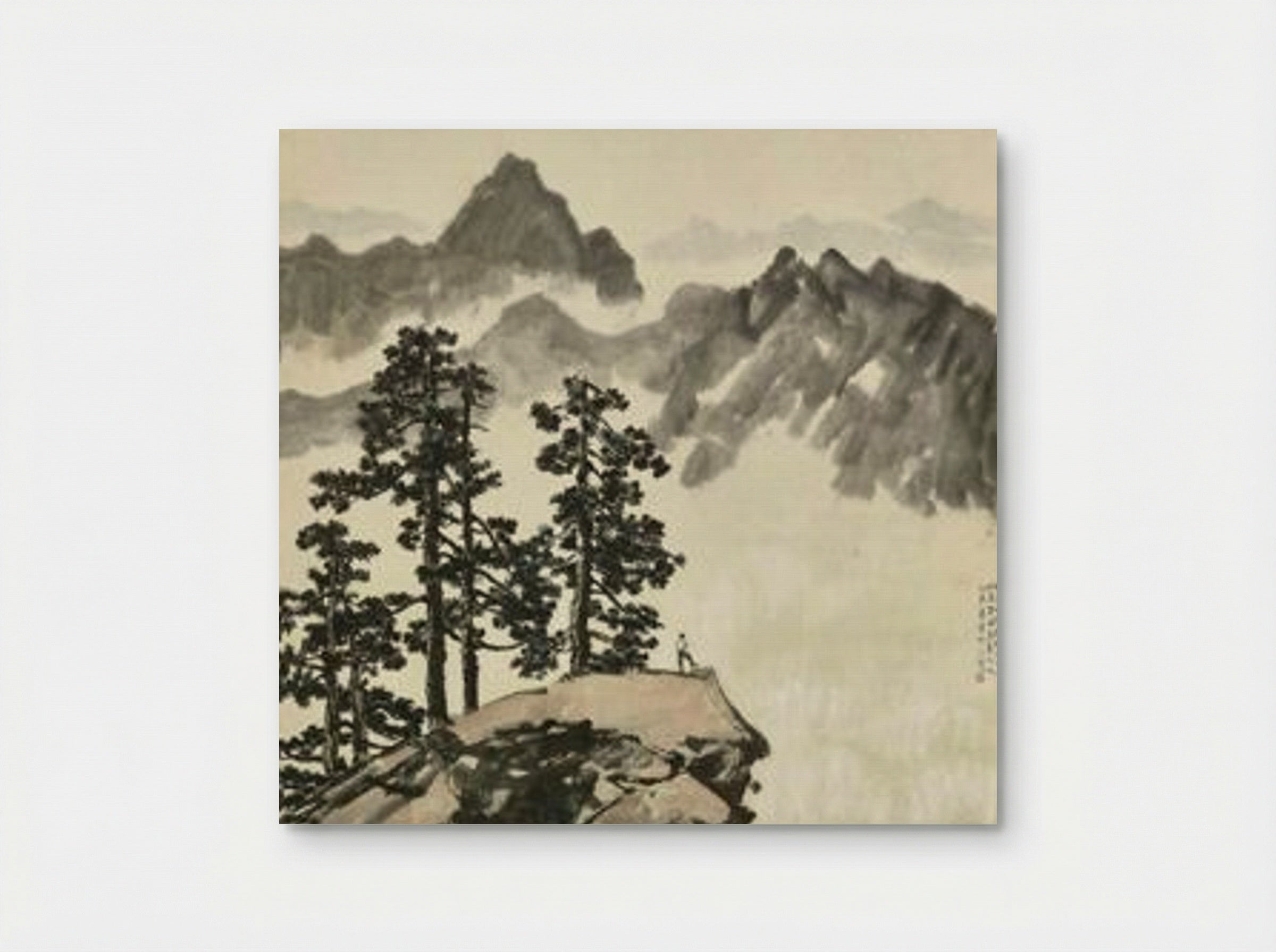 Tianmu Mountains - Xu Beihong - Poster