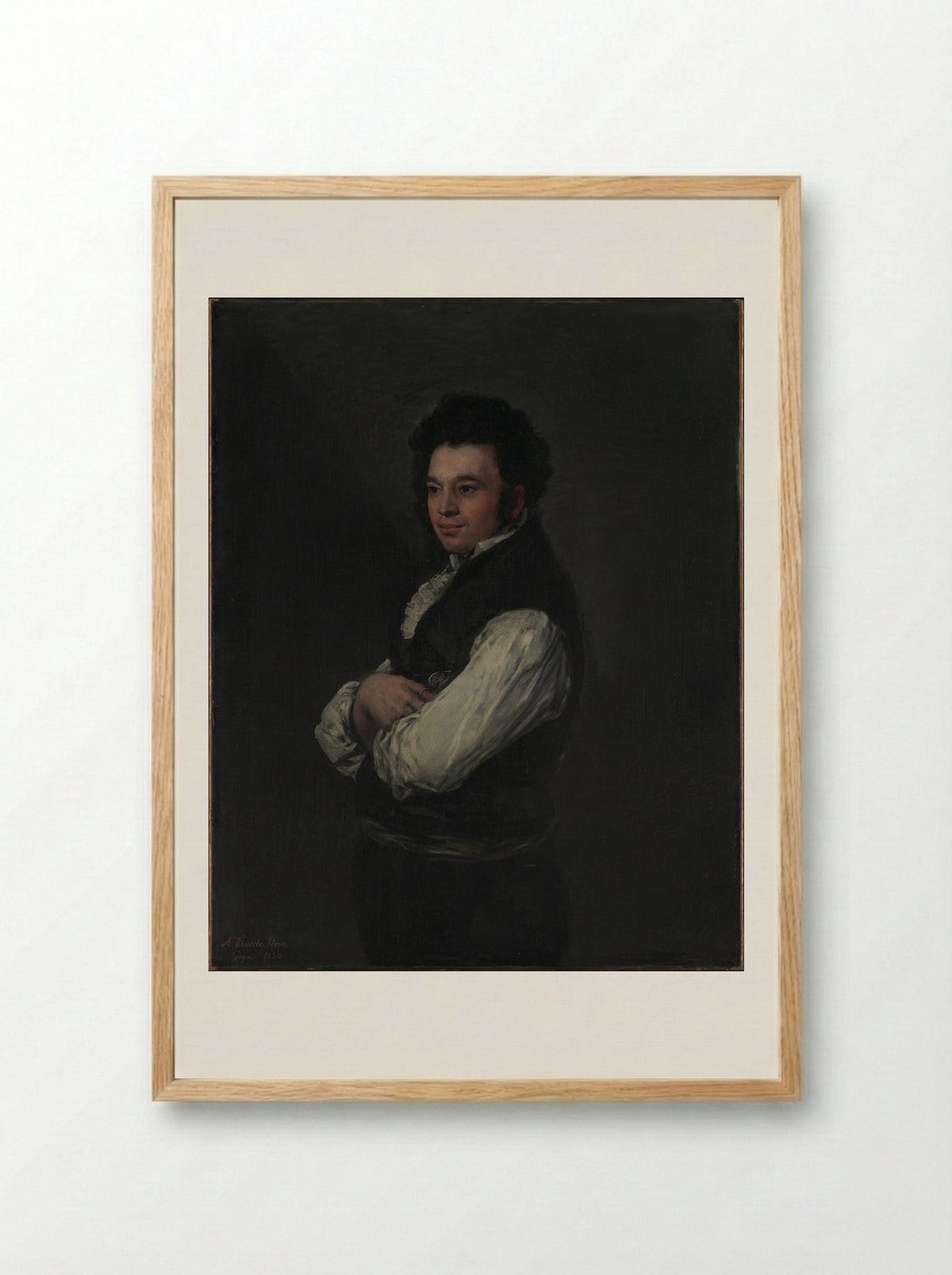 Tiburcio Pérez y Cuervo - Francisco de Goya y Lucientes - Framed Print Wood