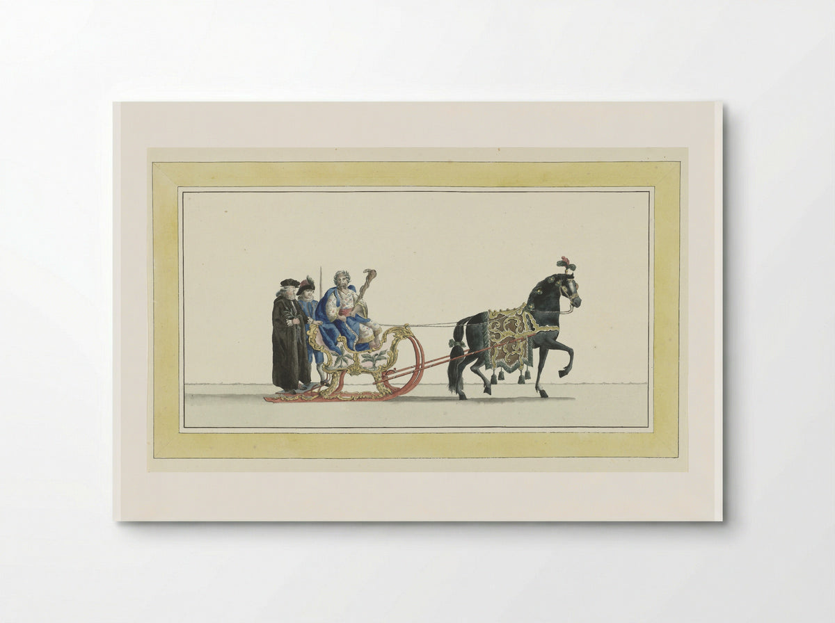Tiende slede - Abraham Delfos - Poster
