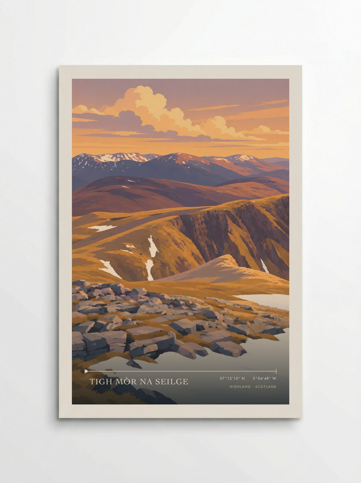 Tigh Mòr na Seilge, Highland | Travel Poster - Poster