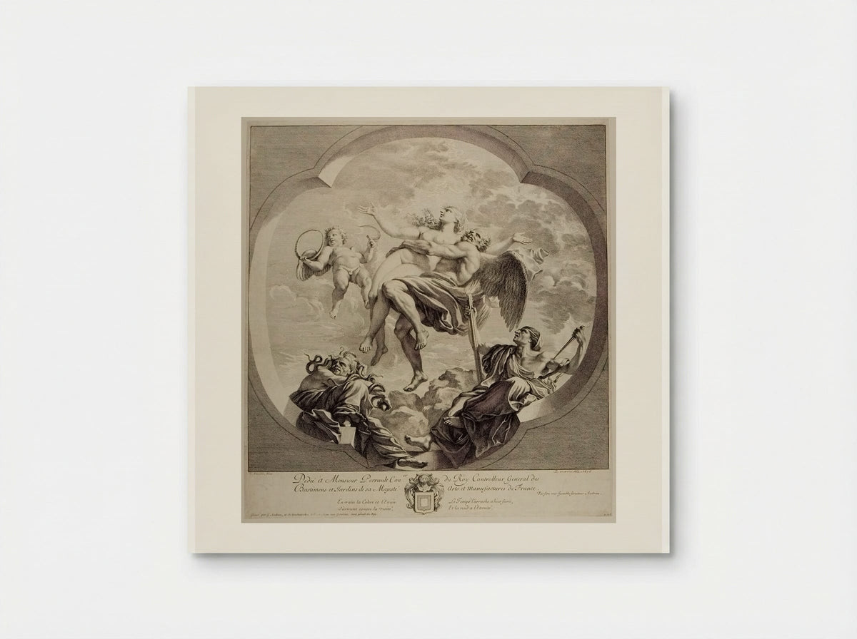 Time Bearing the Truth above the Reach of Envy and Slander - Gérard Audran - Poster