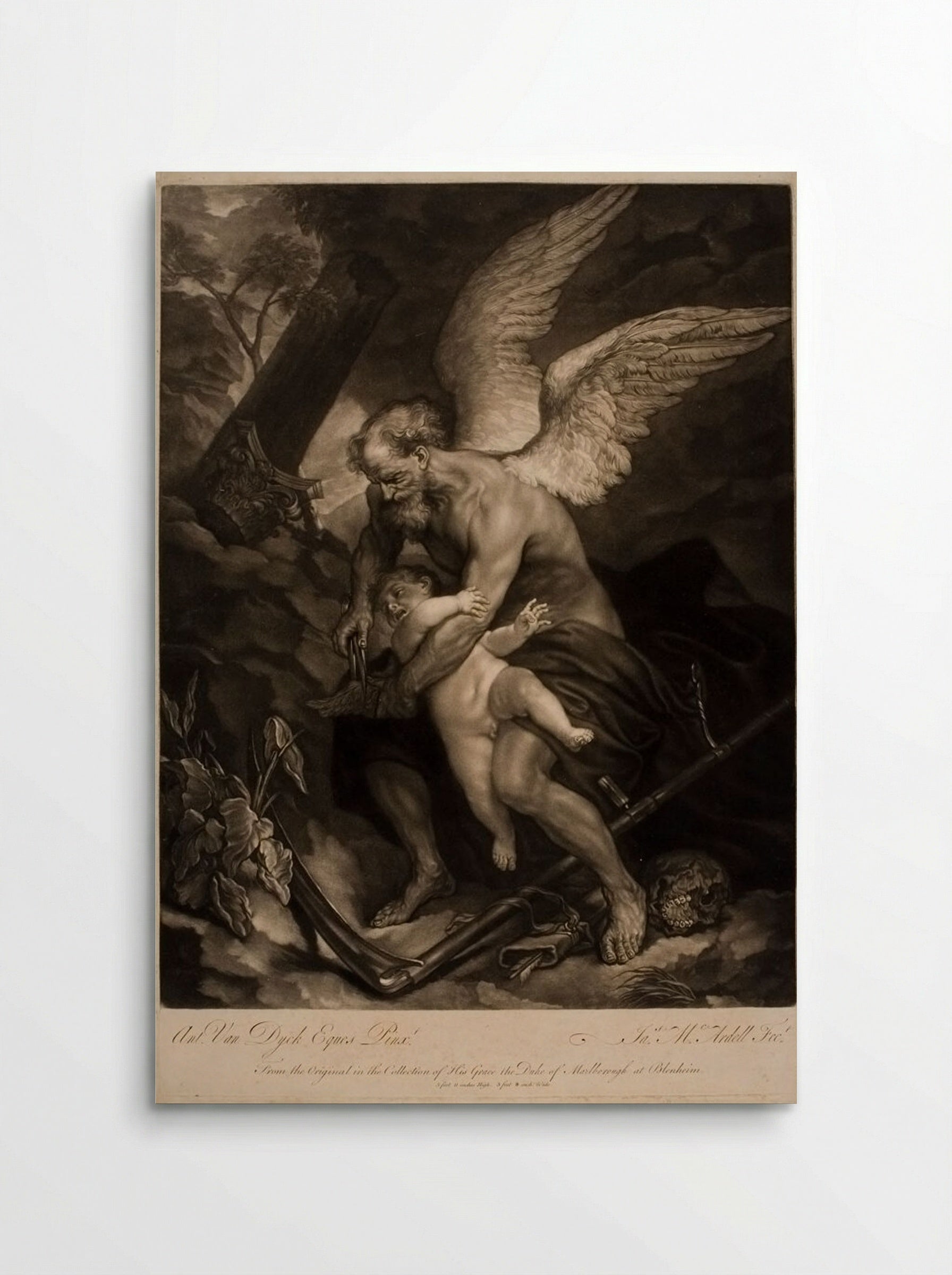 Time Clipping the Wings of Love - James McArdell - Poster