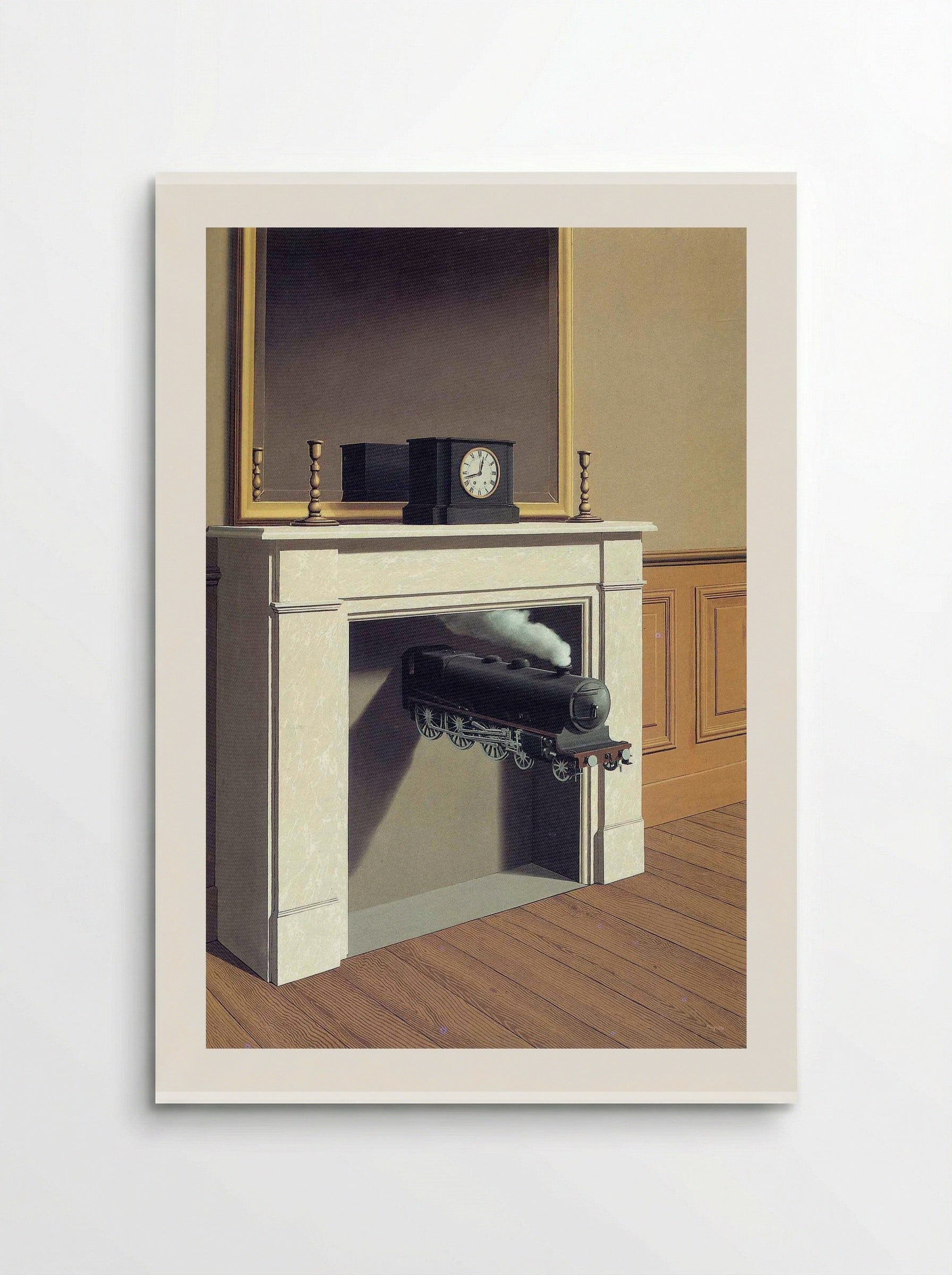 Time Transfixed - René Magritte - Poster