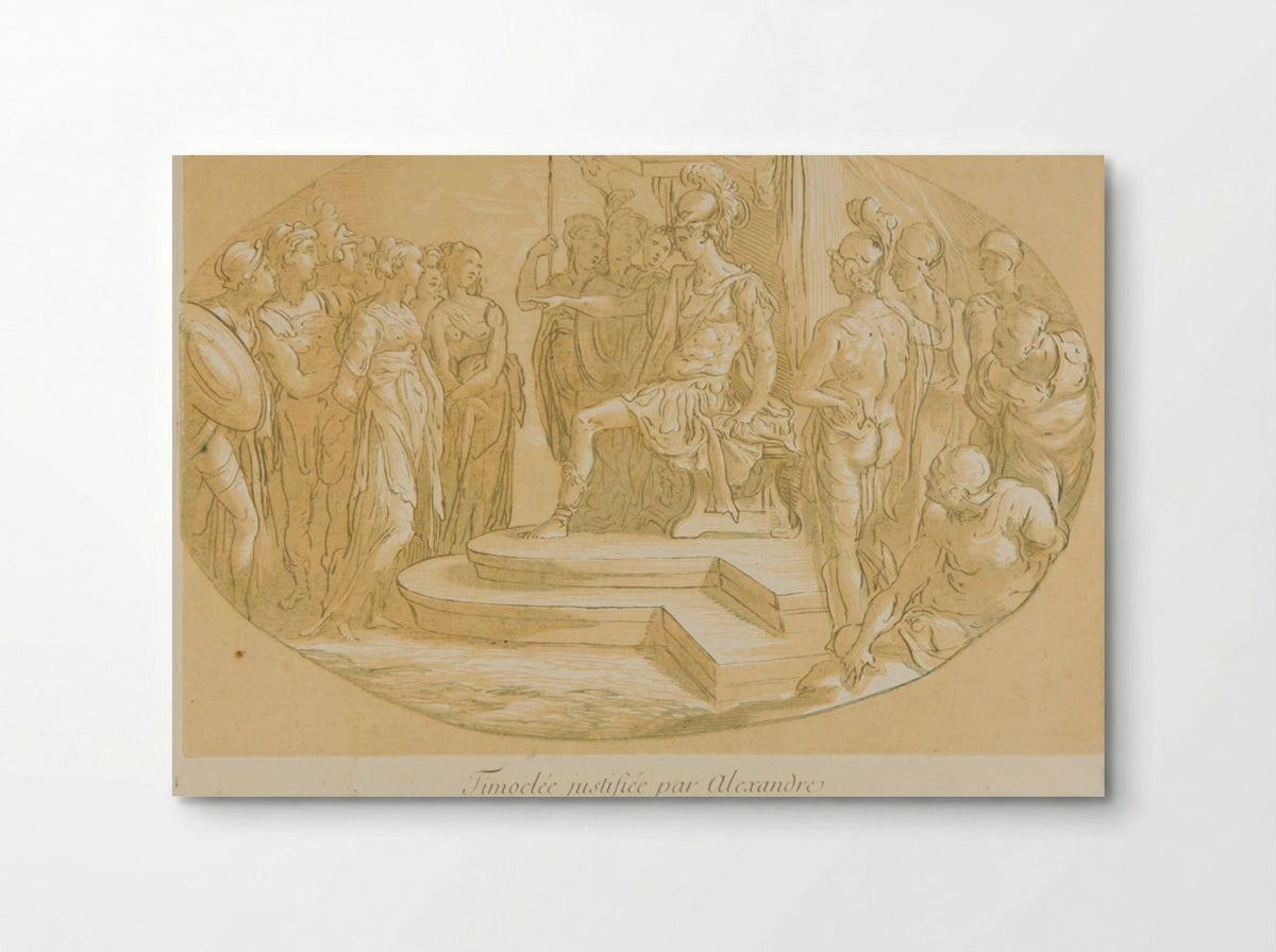 Timocleus Justified by Alexander - Anne Claude Philippe de Thubières, comte de Caylus - Poster