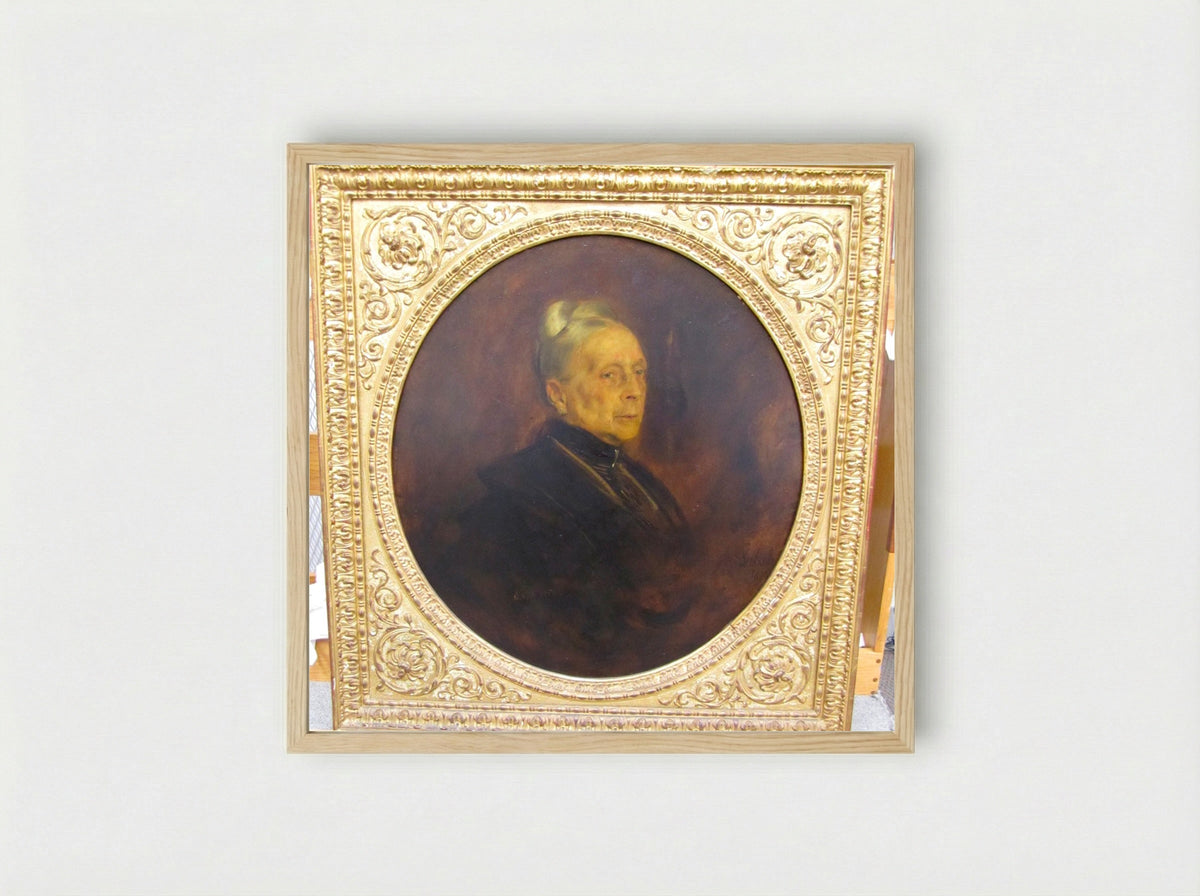 Tina Joest - Franz von Lenbach - Framed Print Wood