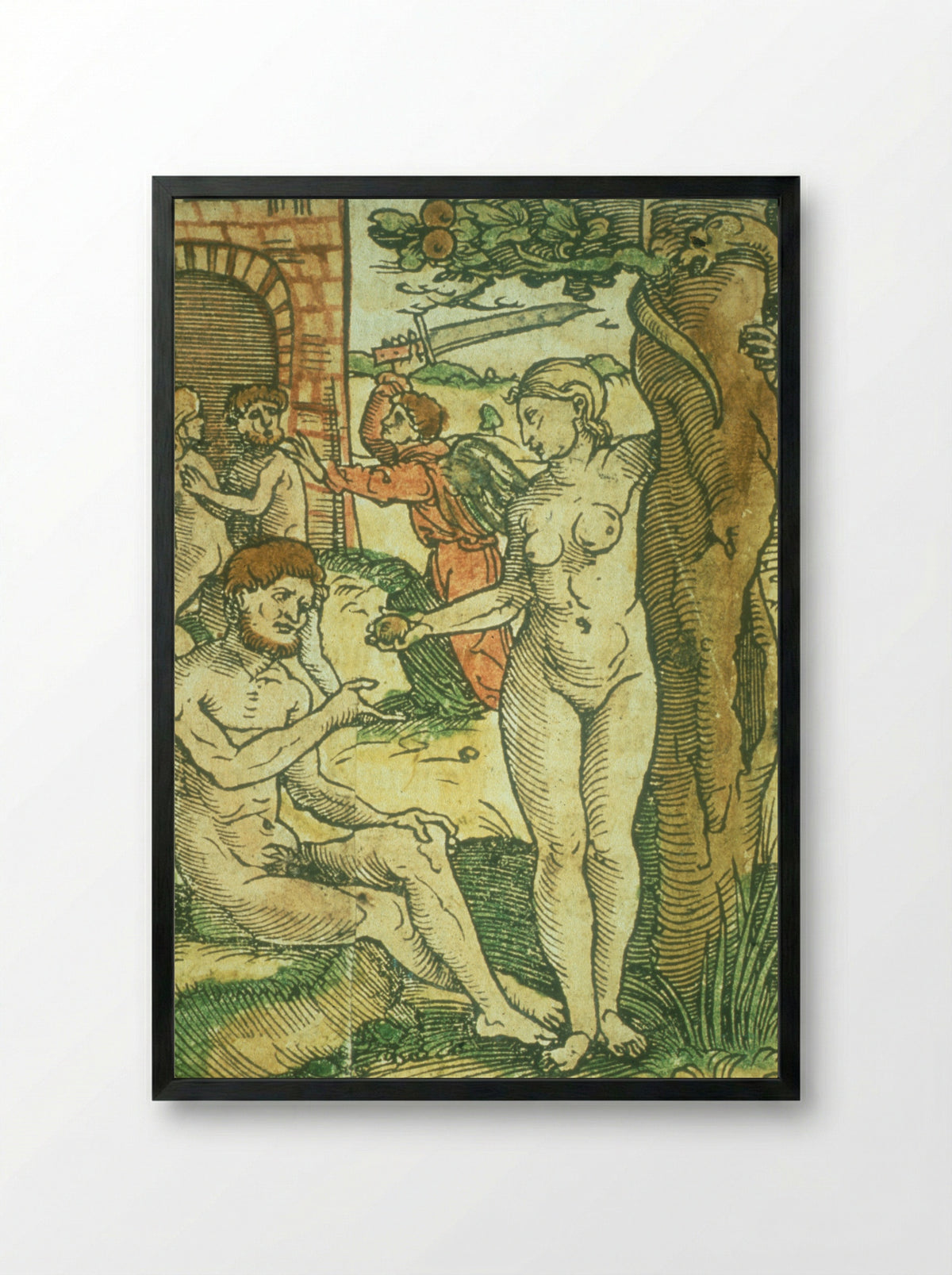 Titelblad Nieuwe Testament - Willem Vorsterman - Framed Print Black