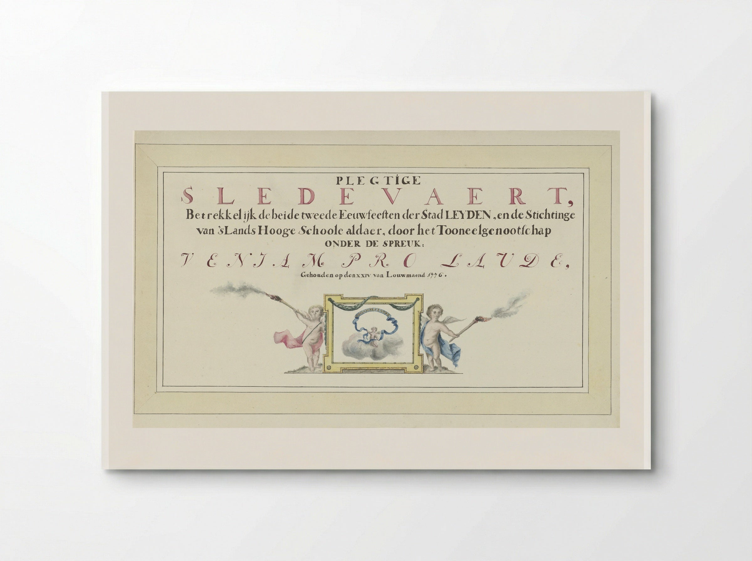 Titelblad - Abraham Delfos - Poster