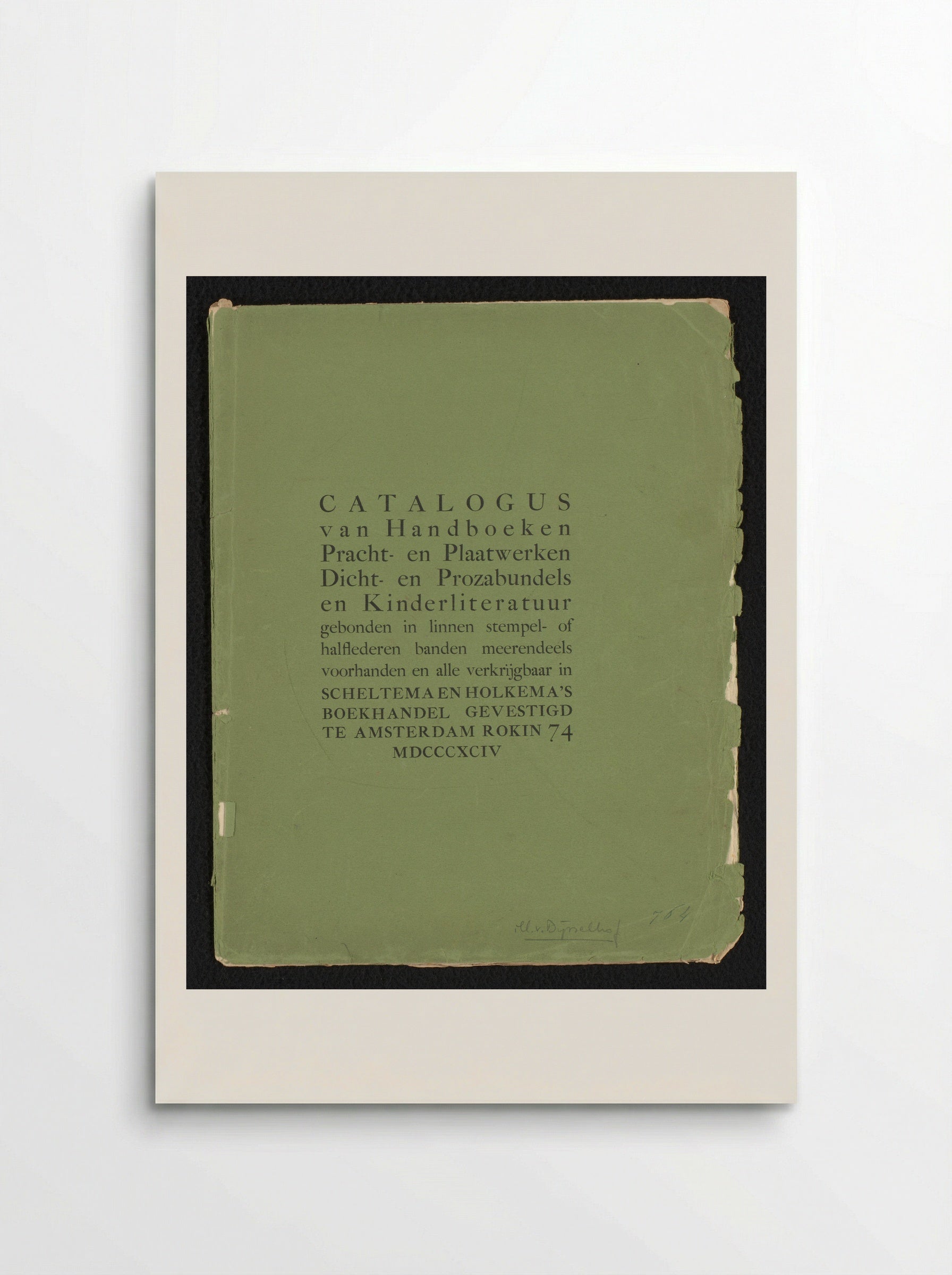 Titellijst van de bij Scheltema & Holkema's Boekhandel beschikbare werken - Gerrit Willem Dijsselhof - Poster