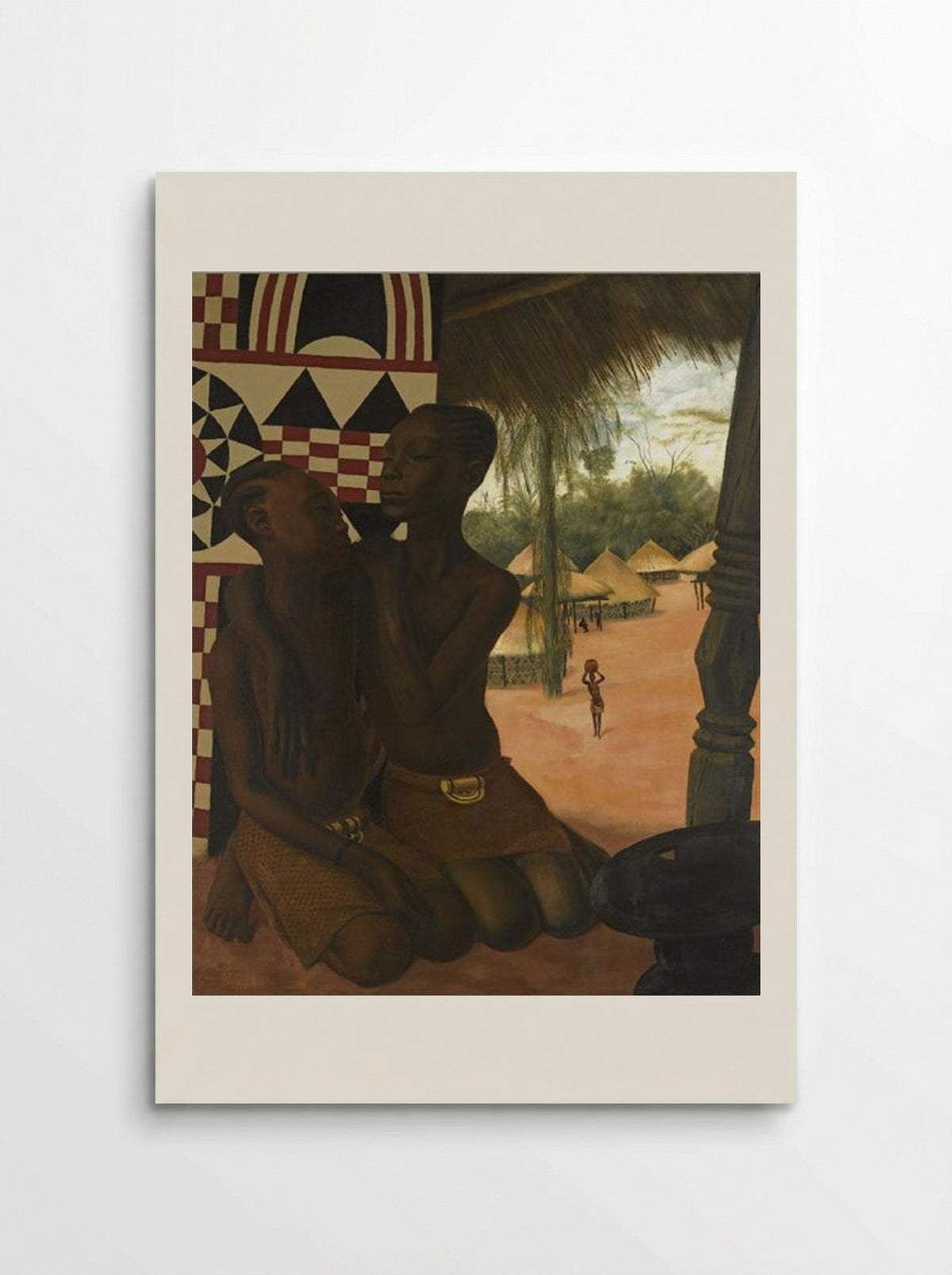 Titi and Naranghe, Daughters of Chief Eki Bondo - Alexandre Jacovleff - Poster