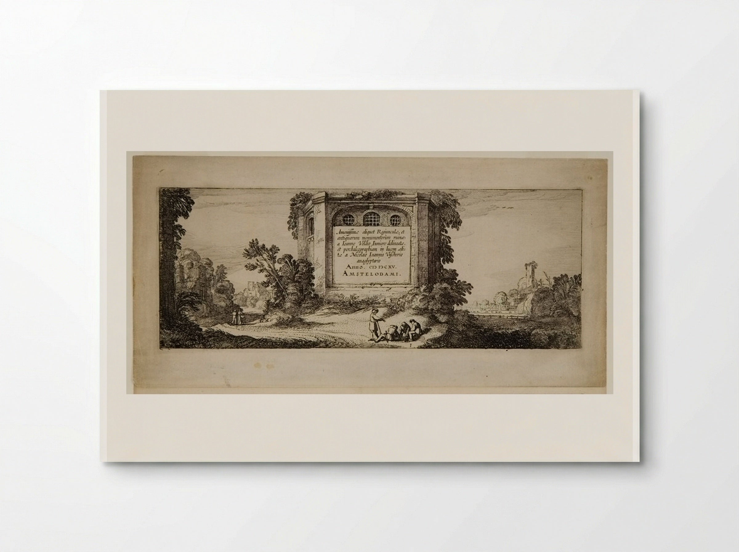 Title Page (Amoenissimae aliquot Regiunculae) - Jan van de Velde II - Poster