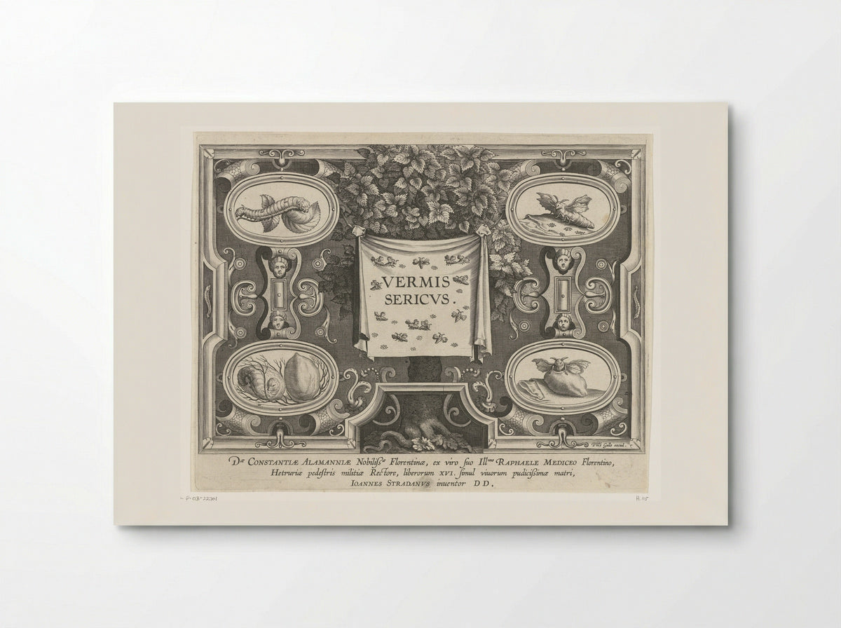 Title Page for Vermis Sericus - Karel van Mallery - Poster
