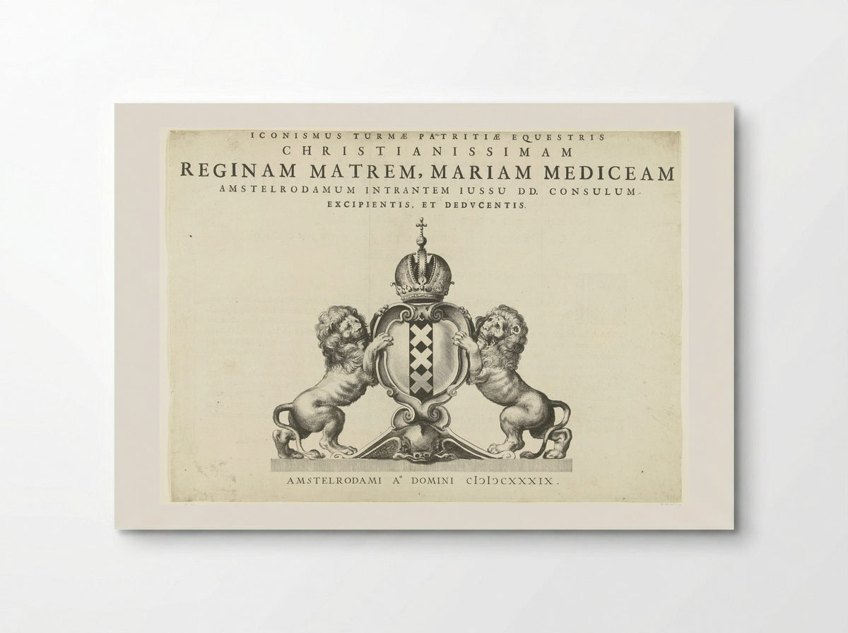Title Page for the Entry of Maria de' Medici into Amsterdam - Pieter Nolpe - Poster
