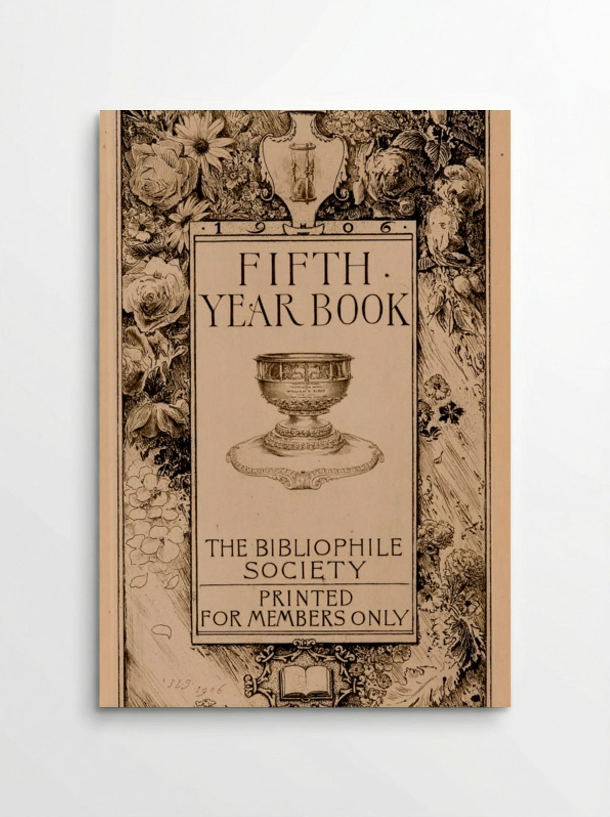 Title Page of the Bibliophile Society, Fifth Year Book - Sidney L. Smith - Poster