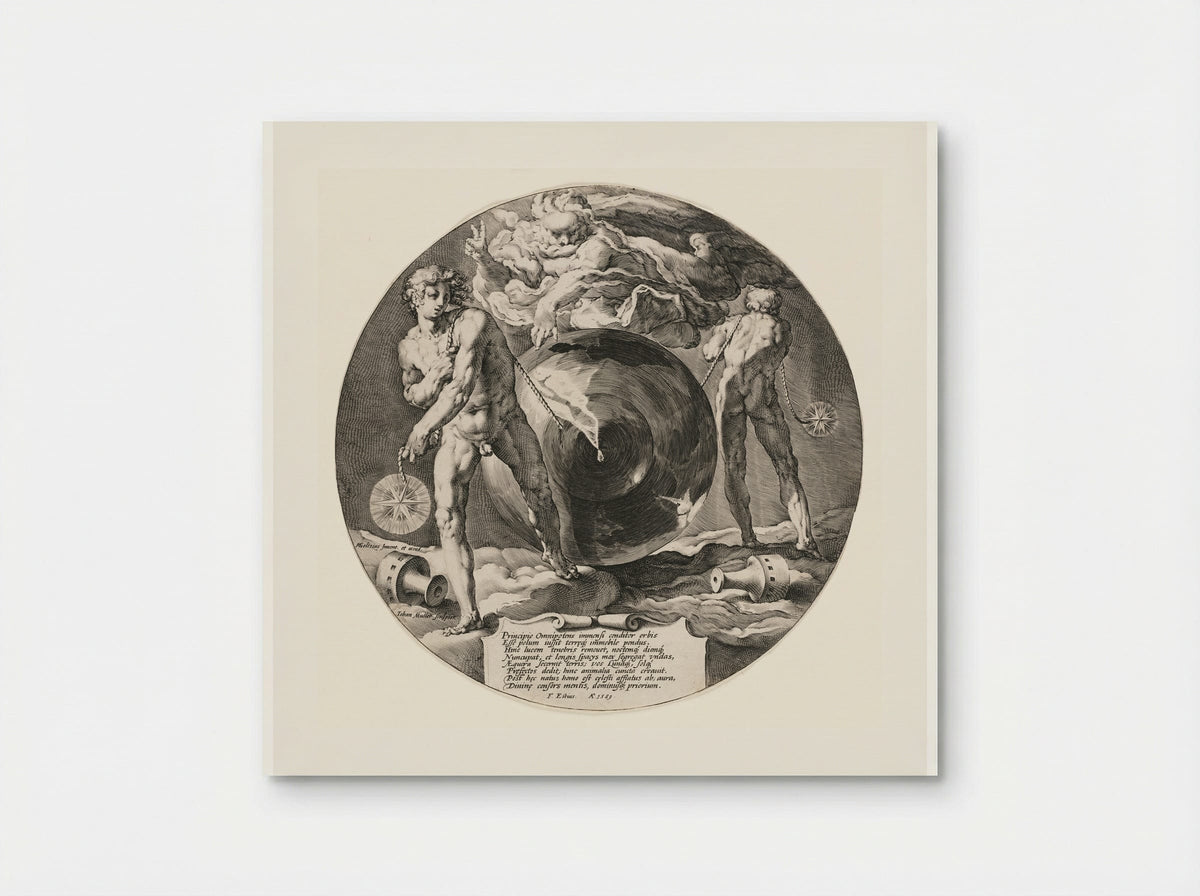 Title page (Creation of the World) - Jan Harmensz. Muller - Poster